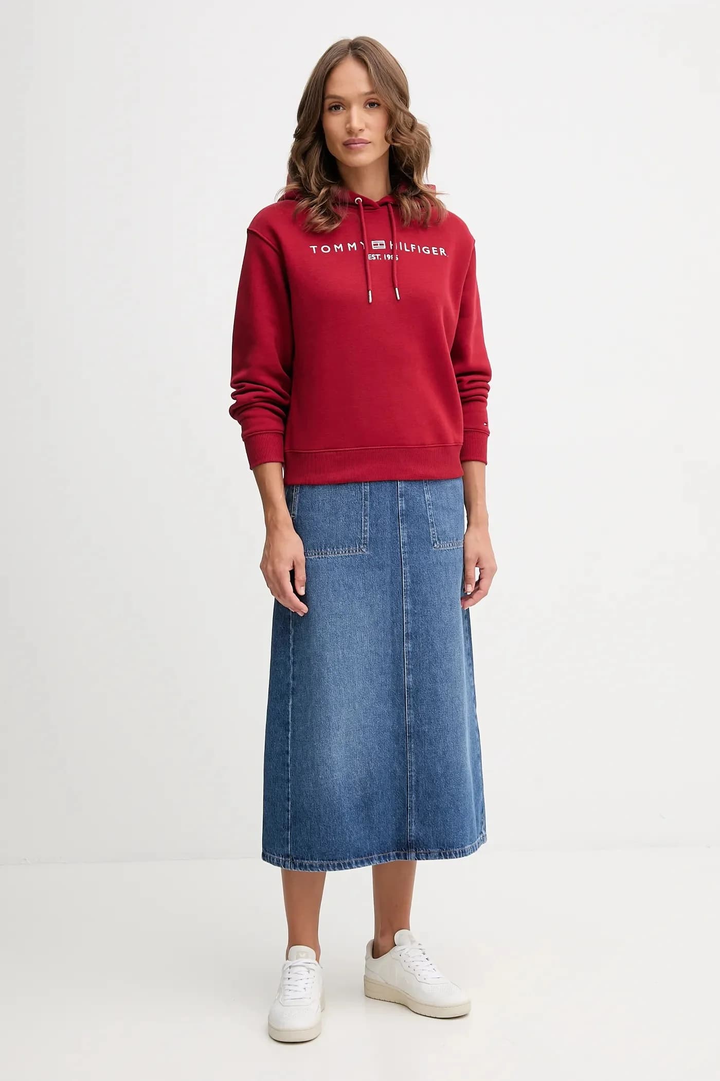 Хлопковая джинсовая юбка - фото 2