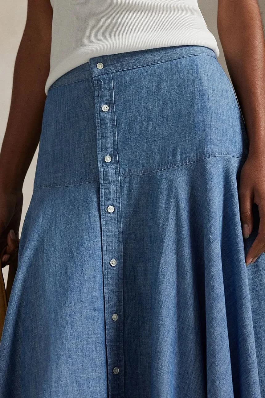 Хлопковая юбка - фото 4