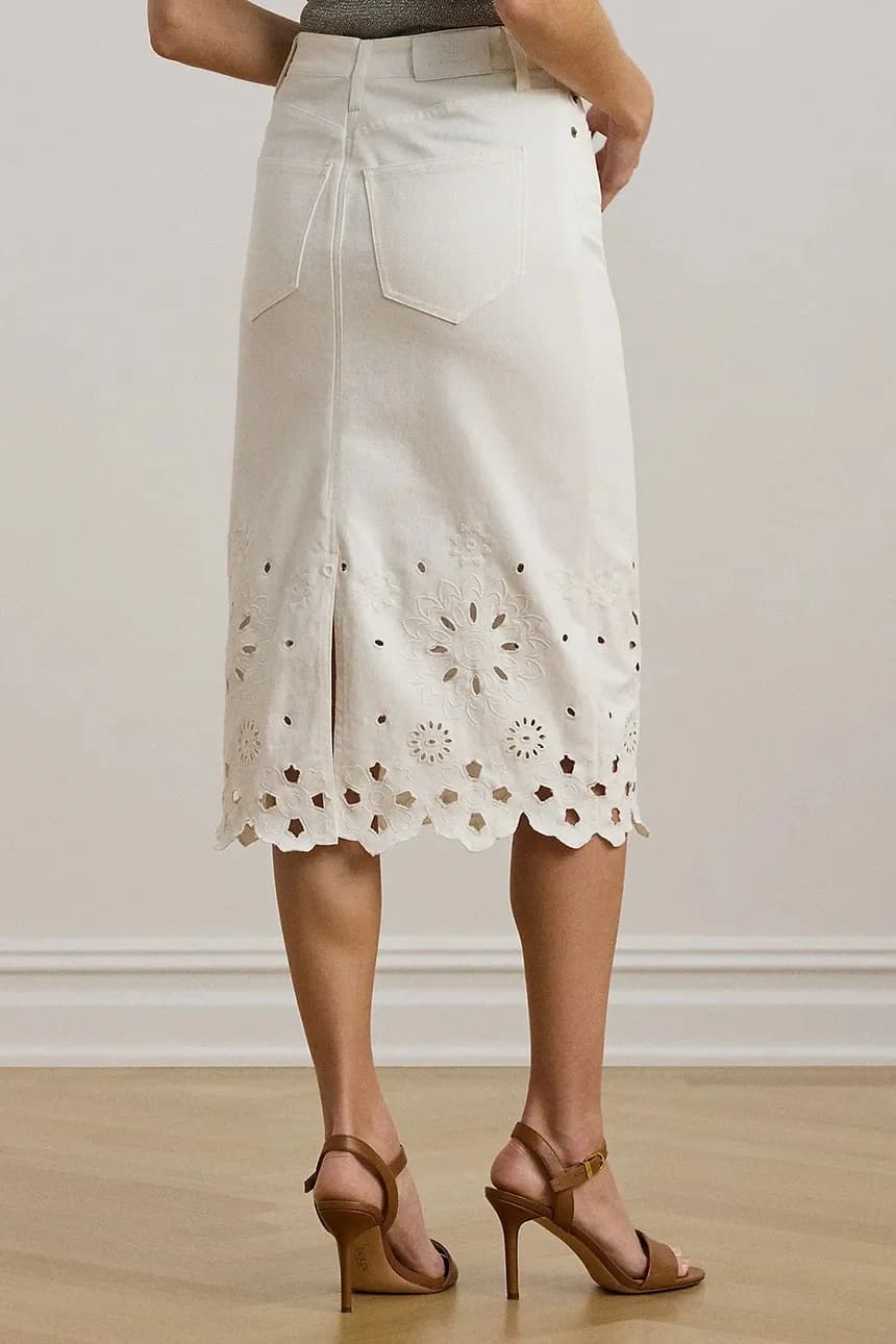 Джинсовая юбка - фото 2