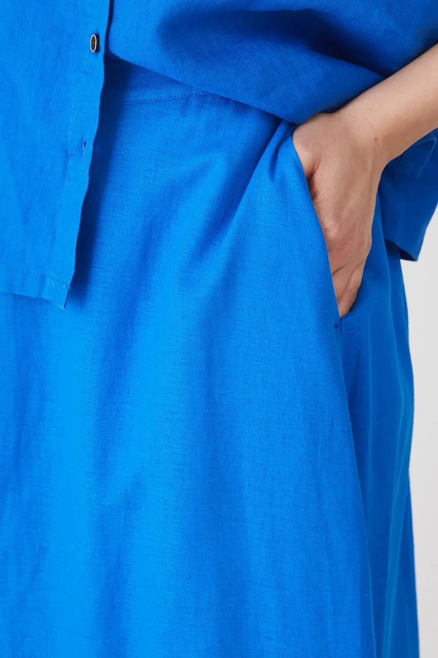 Льняная юбка - фото 4