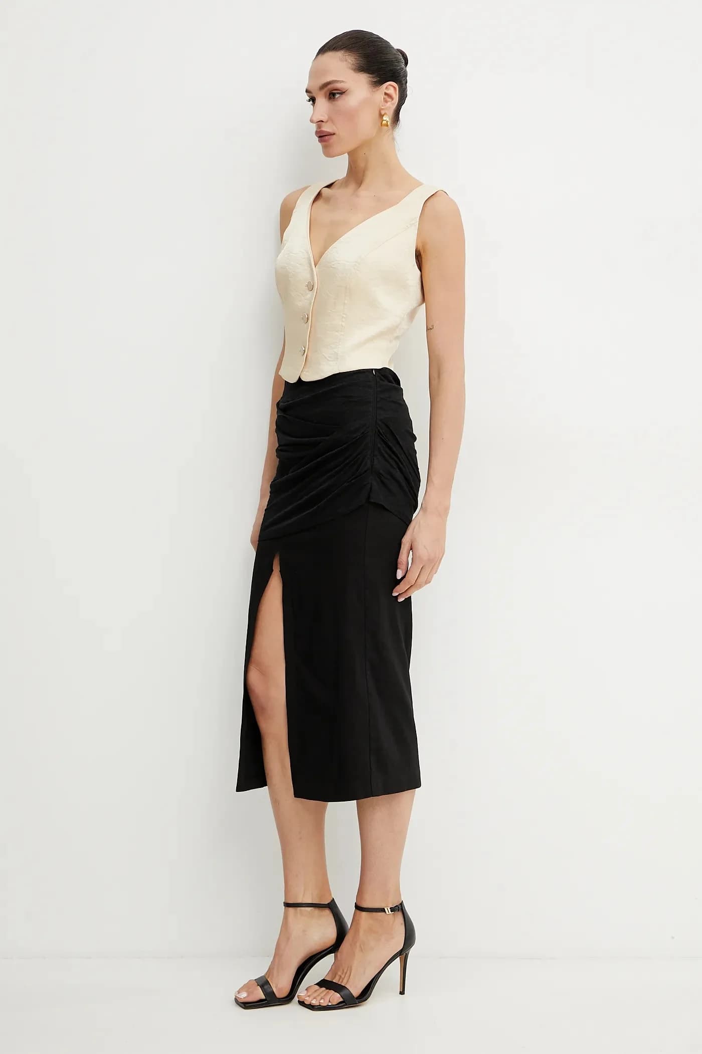 Льняная юбка - фото 2