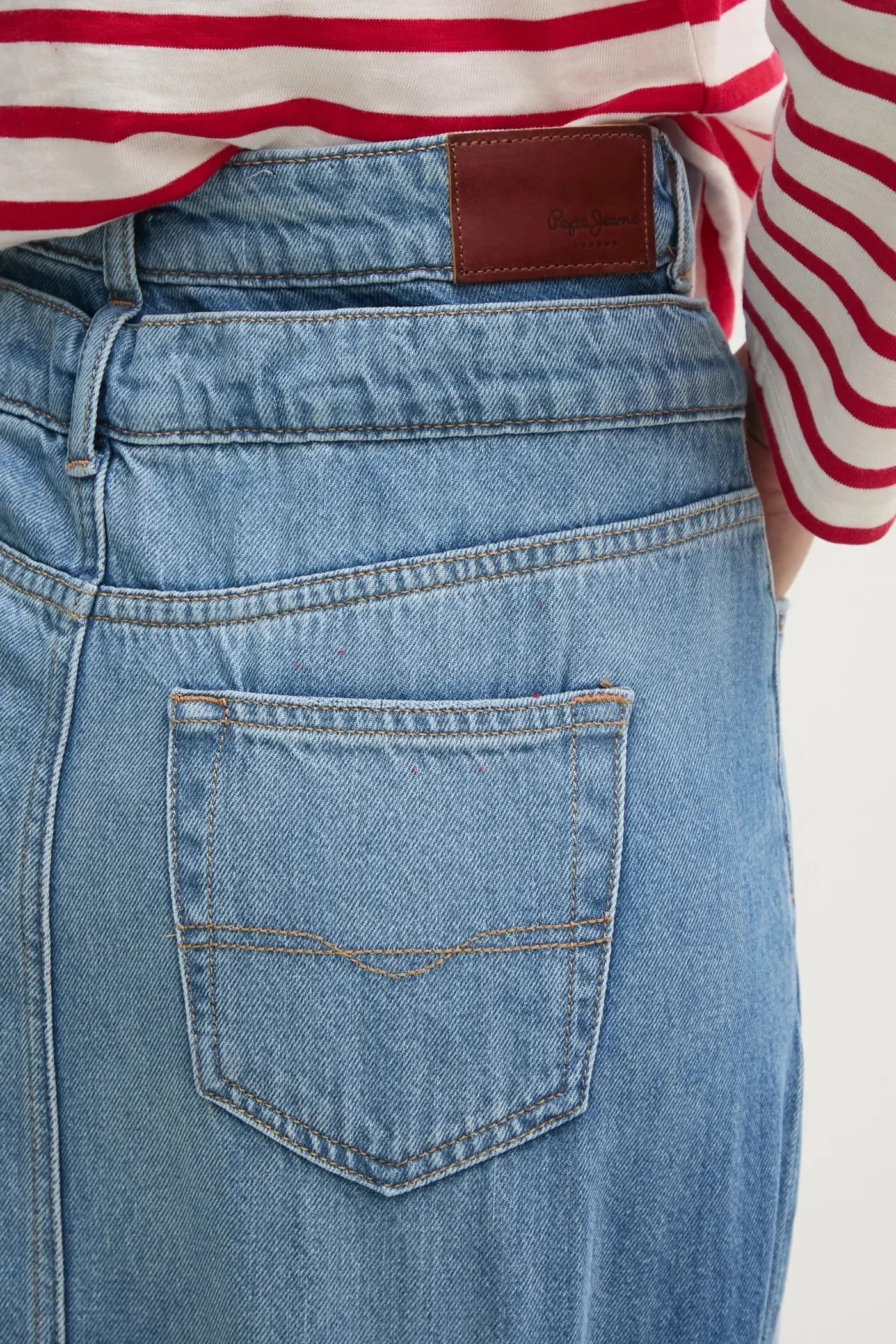 ЮБКА МИДИ HW Джинсовая юбка DOUBLE - фото 5