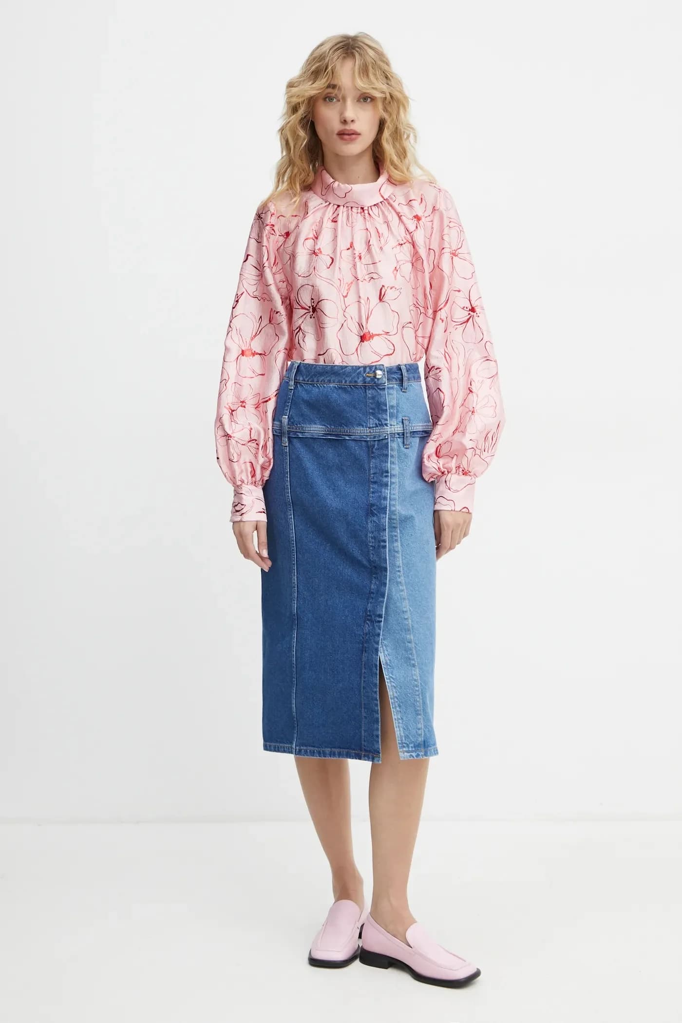 Джинсовая юбка - фото 2