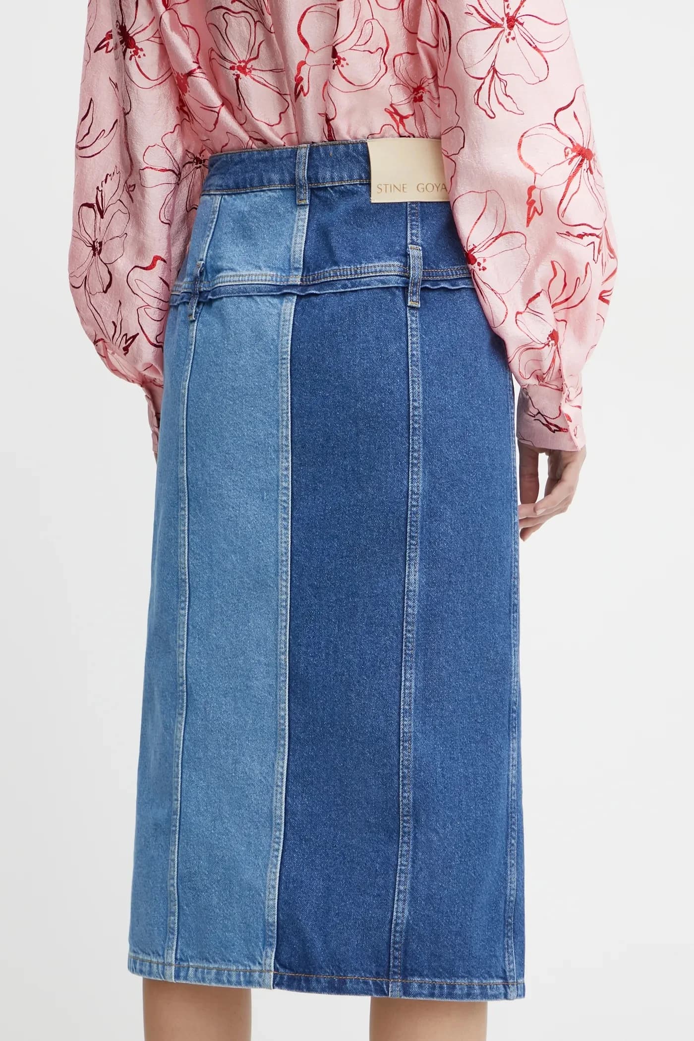 Джинсовая юбка - фото 3