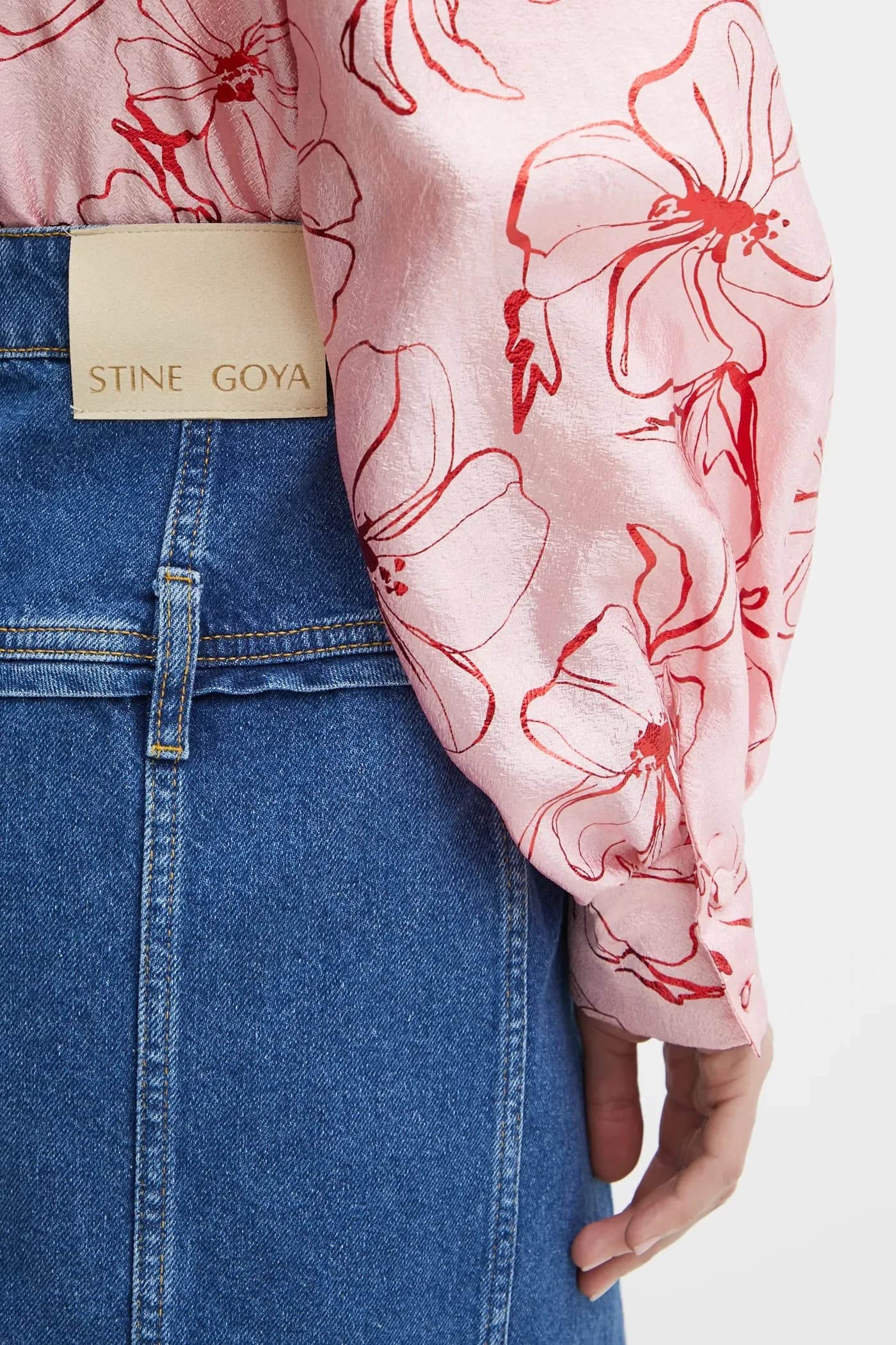 Джинсовая юбка - фото 4