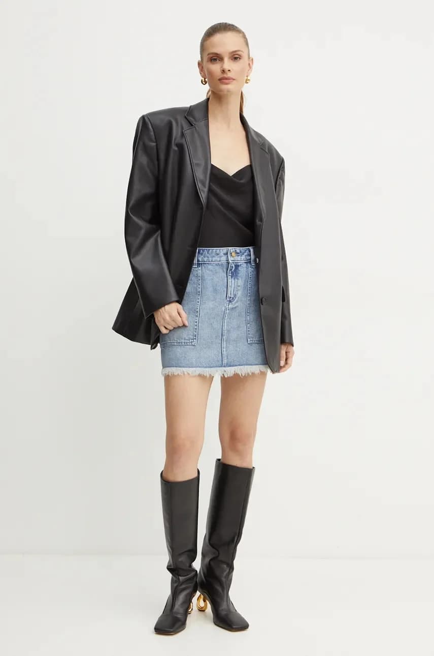 Джинсовая юбка - фото 2