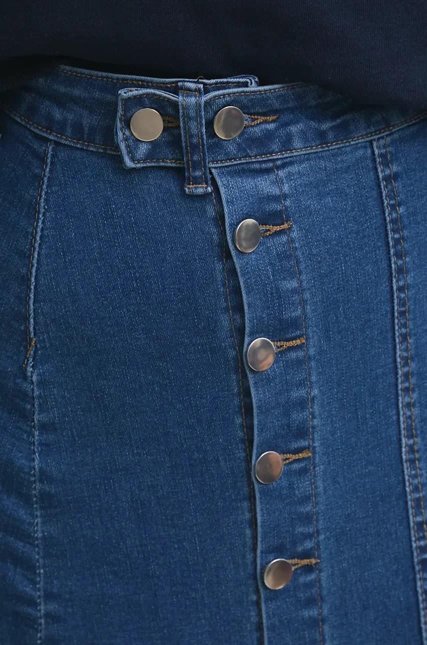 Джинсовая юбка - фото 4