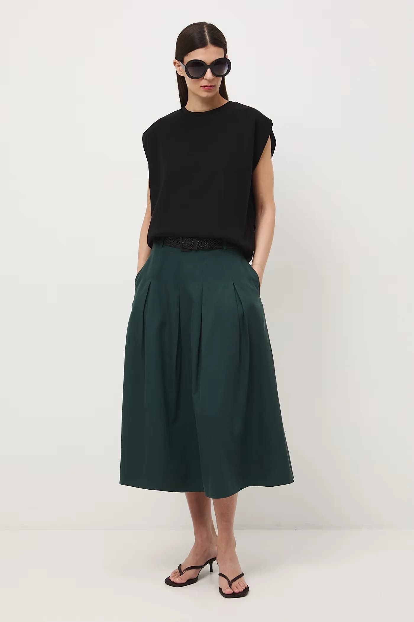 Юбка с разрезом