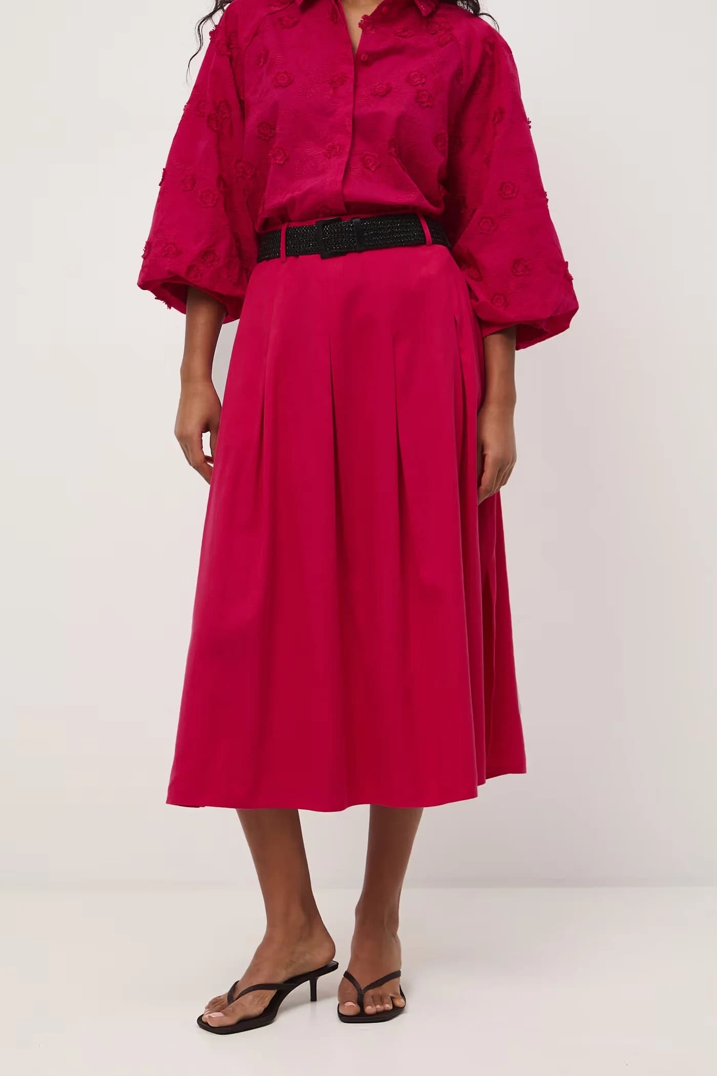 Юбка с разрезом