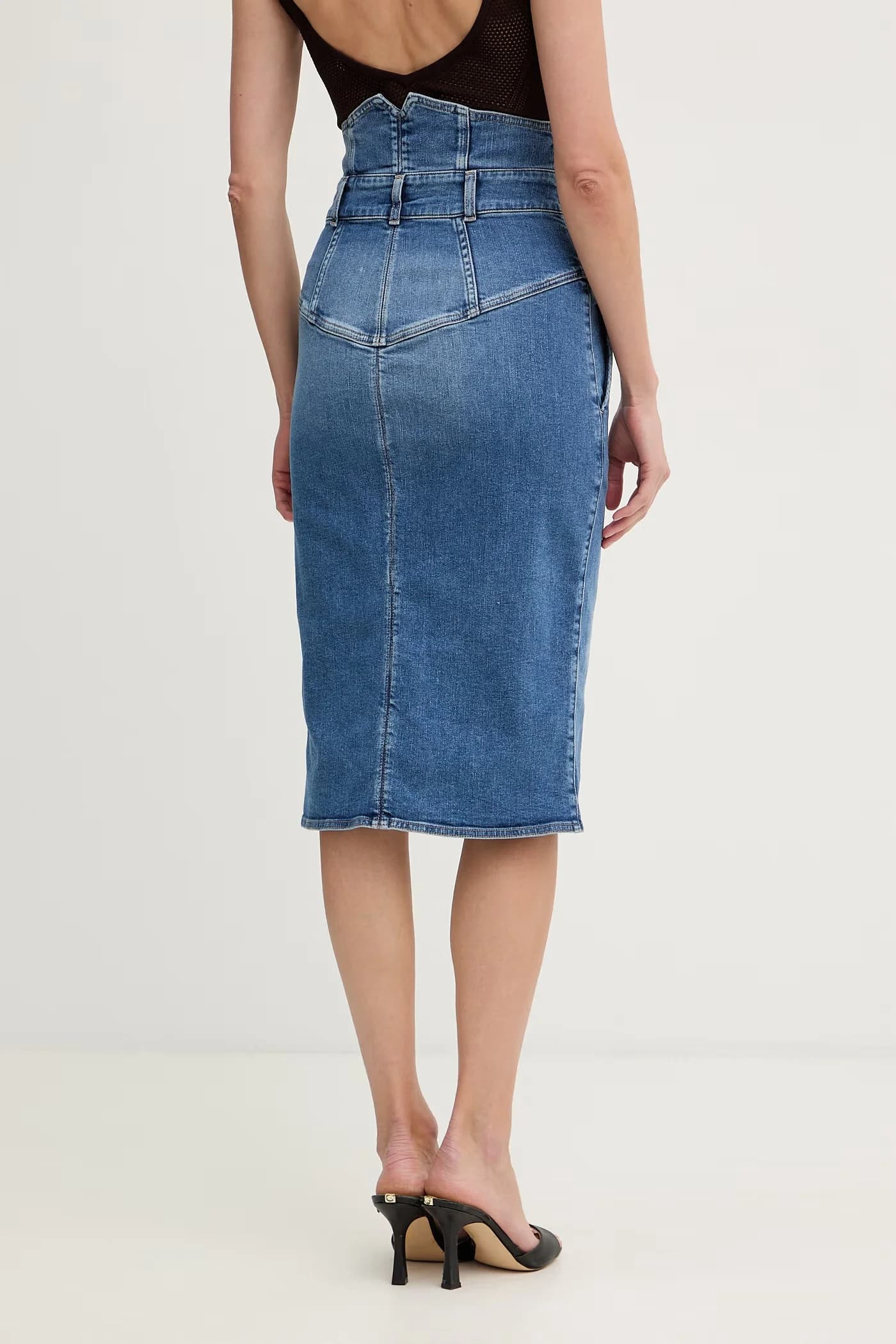 Джинсовая юбка - фото 3