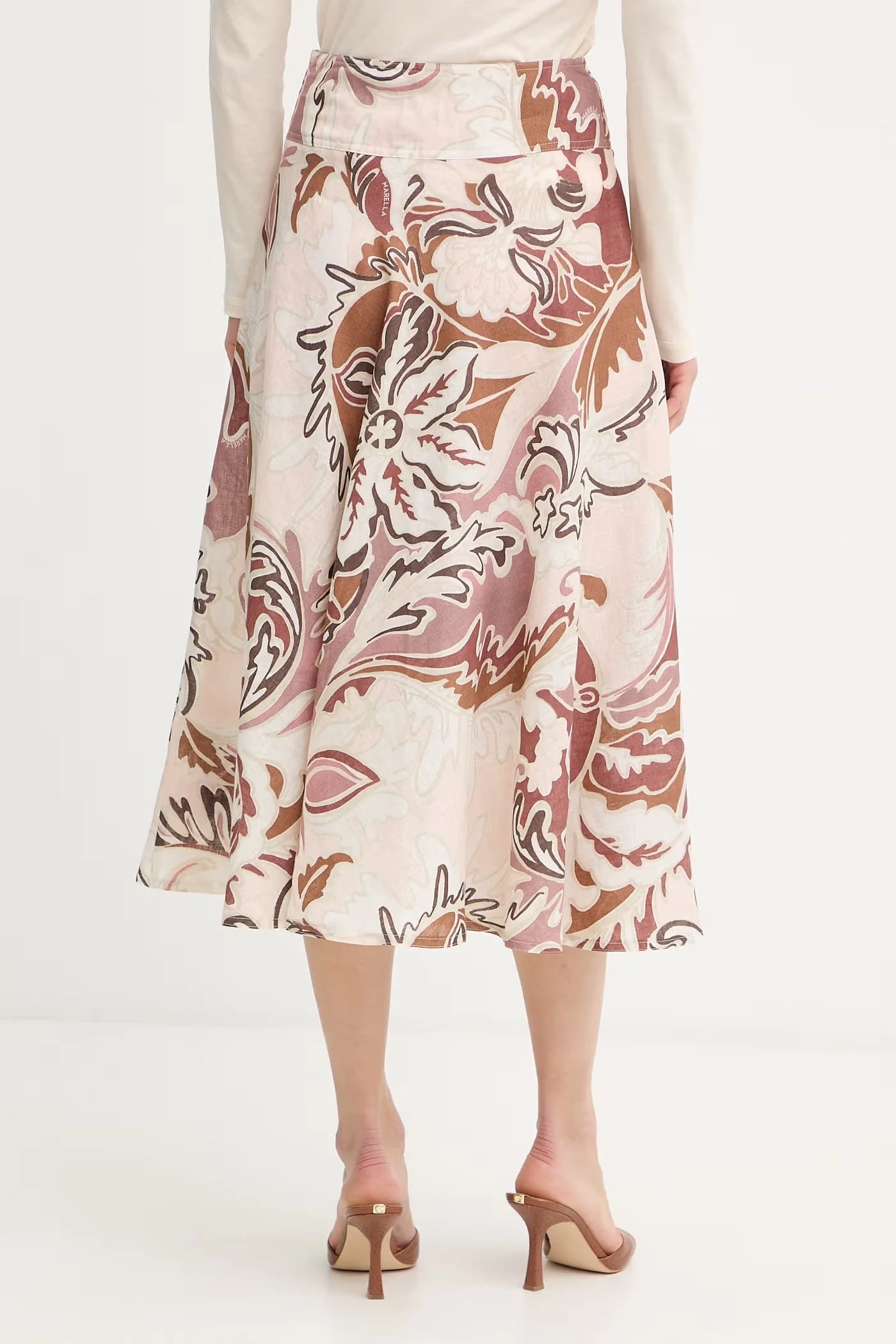 льняная юбка OSPITE - фото 3