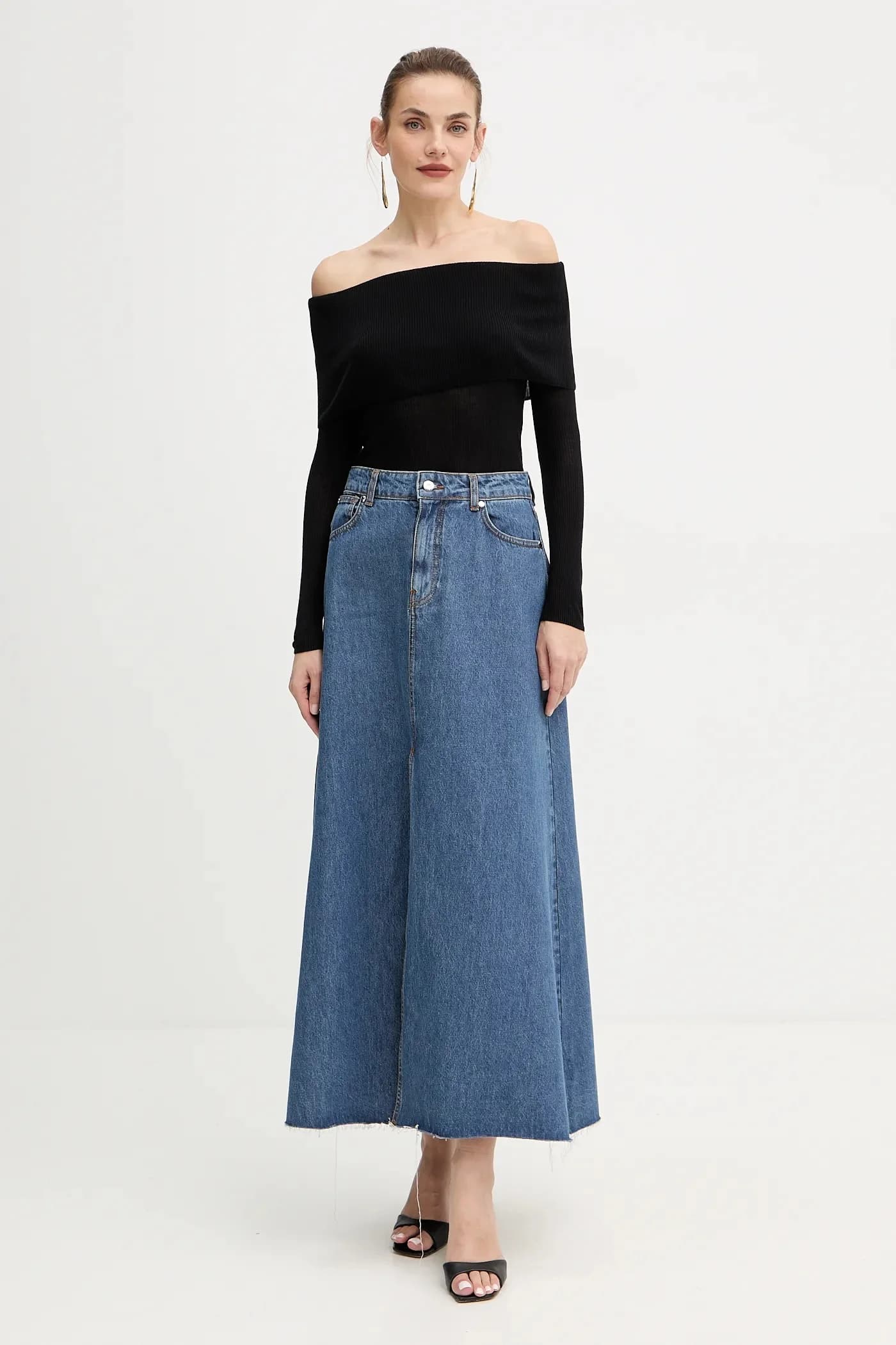 KEBE джинсовая юбка - фото 2