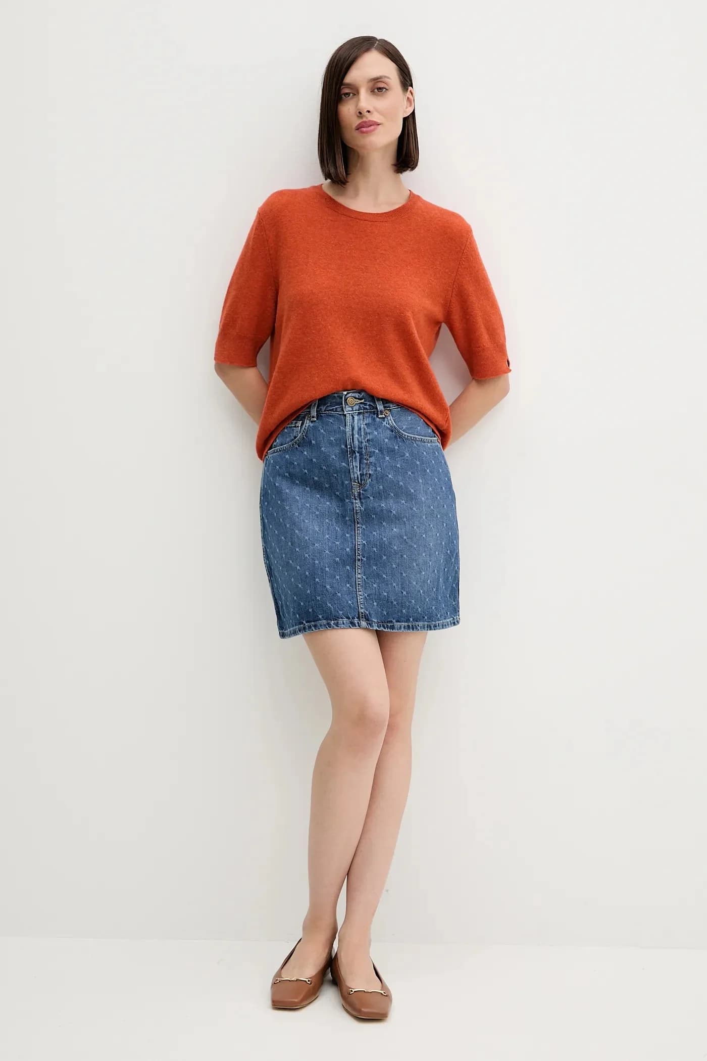 Джинсовая юбка - фото 2