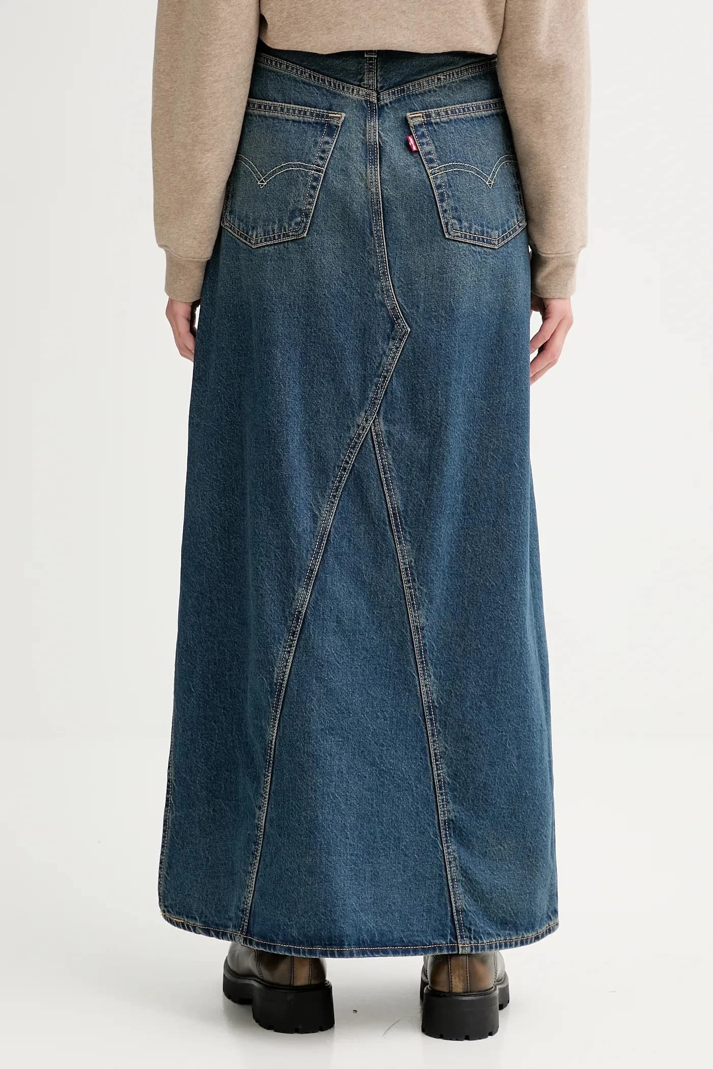 Джинсовая юбка - фото 3