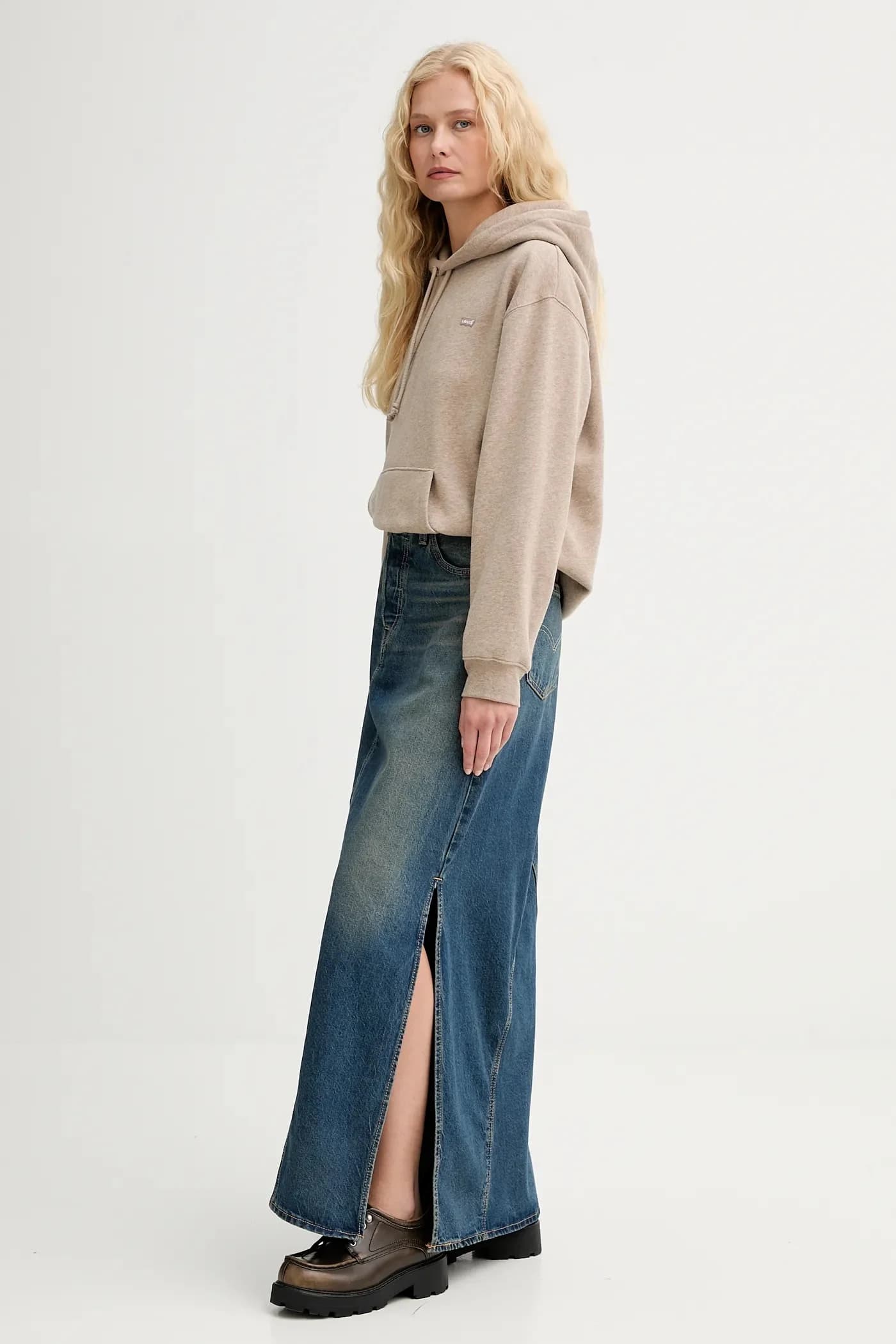 Джинсовая юбка - фото 4