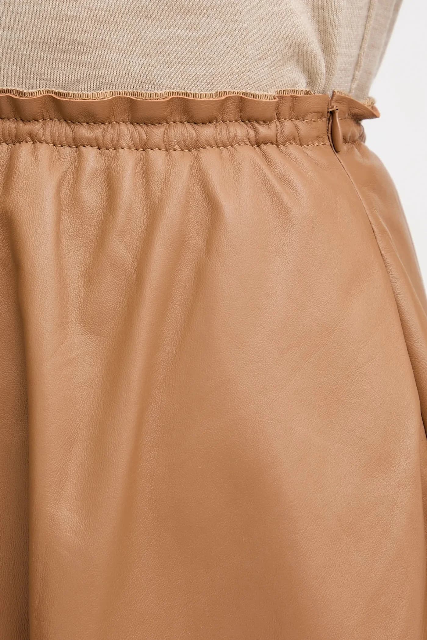 Кожаная юбка - фото 4