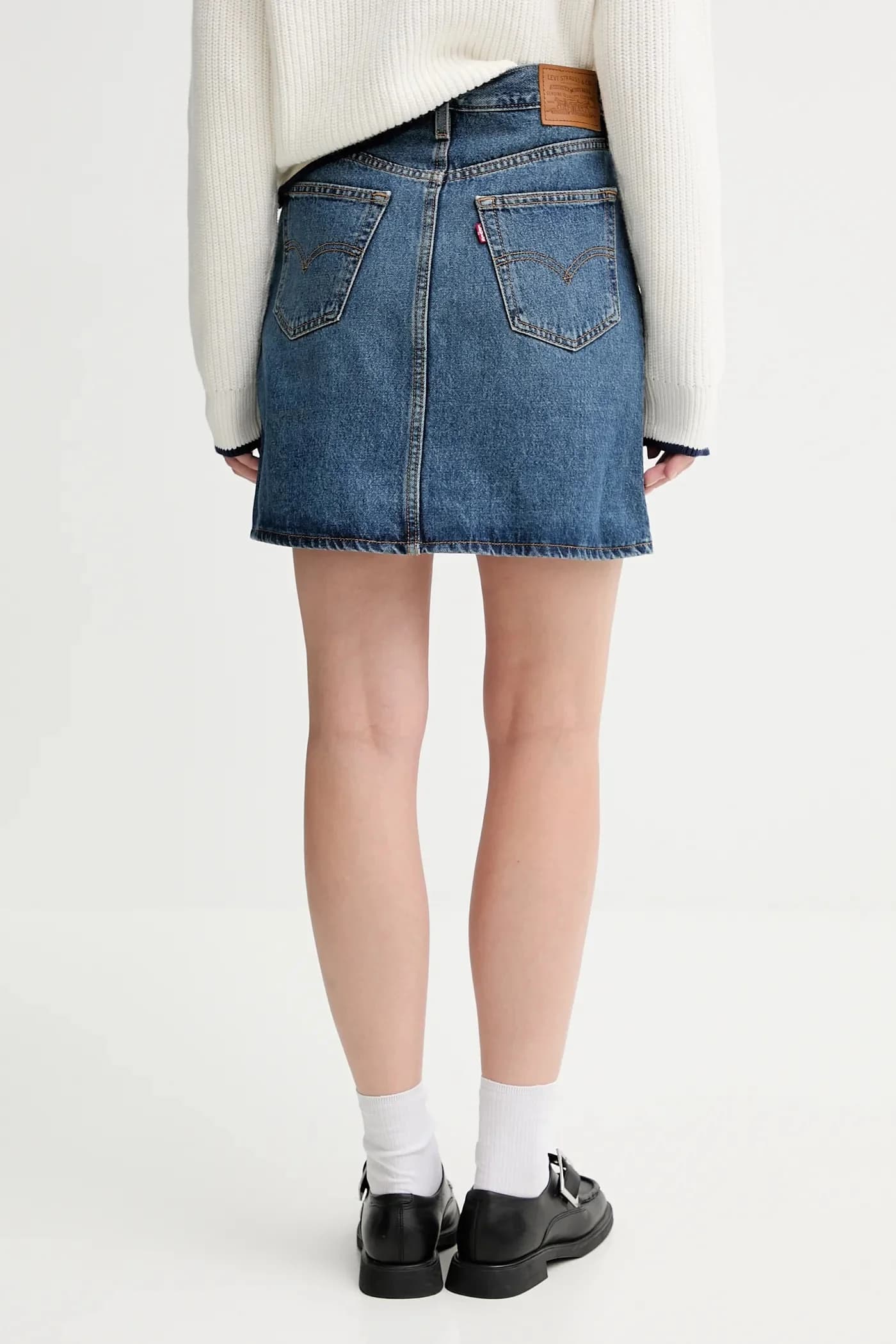 Джинсовая юбка - фото 3