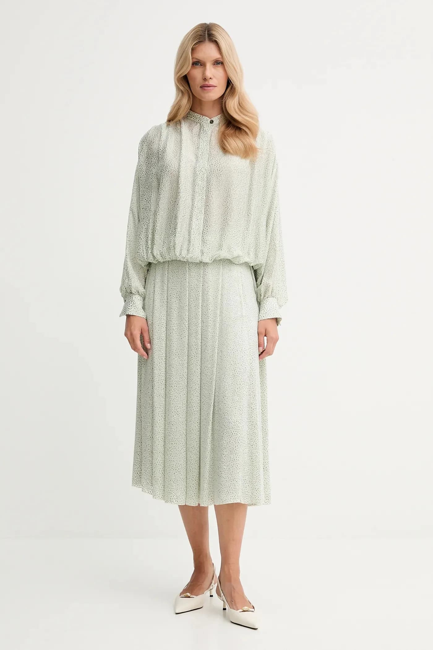 Юбка с оттенком шелка - фото 2