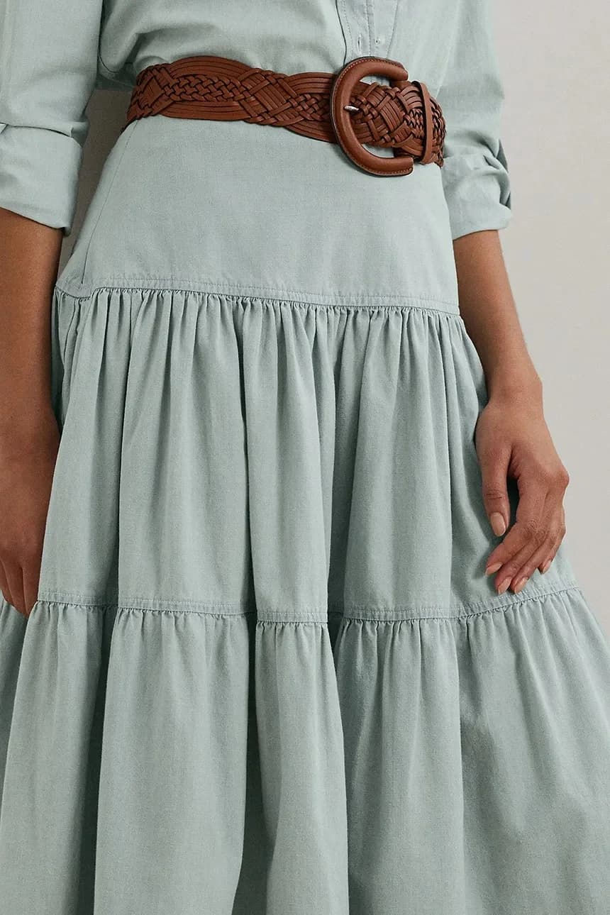 Хлопковая юбка - фото 4