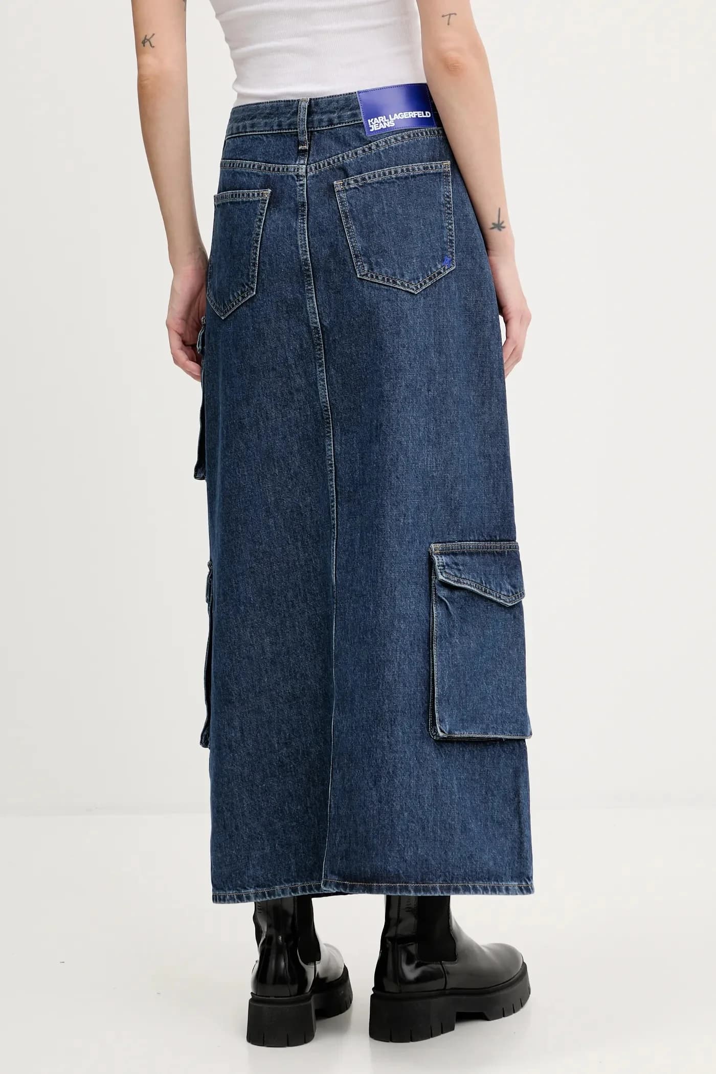 Джинсовая юбка - фото 3