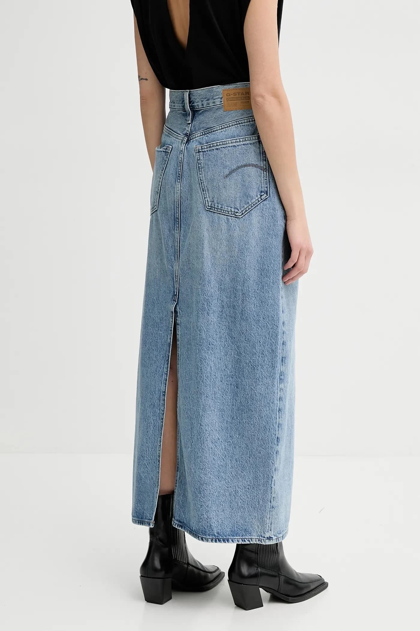 Джинсовая юбка - фото 3