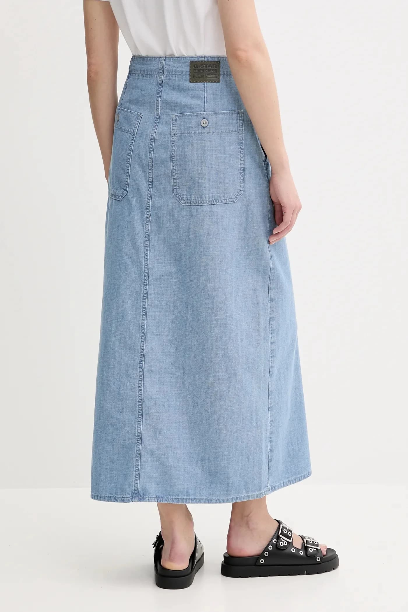 Джинсовая юбка - фото 3