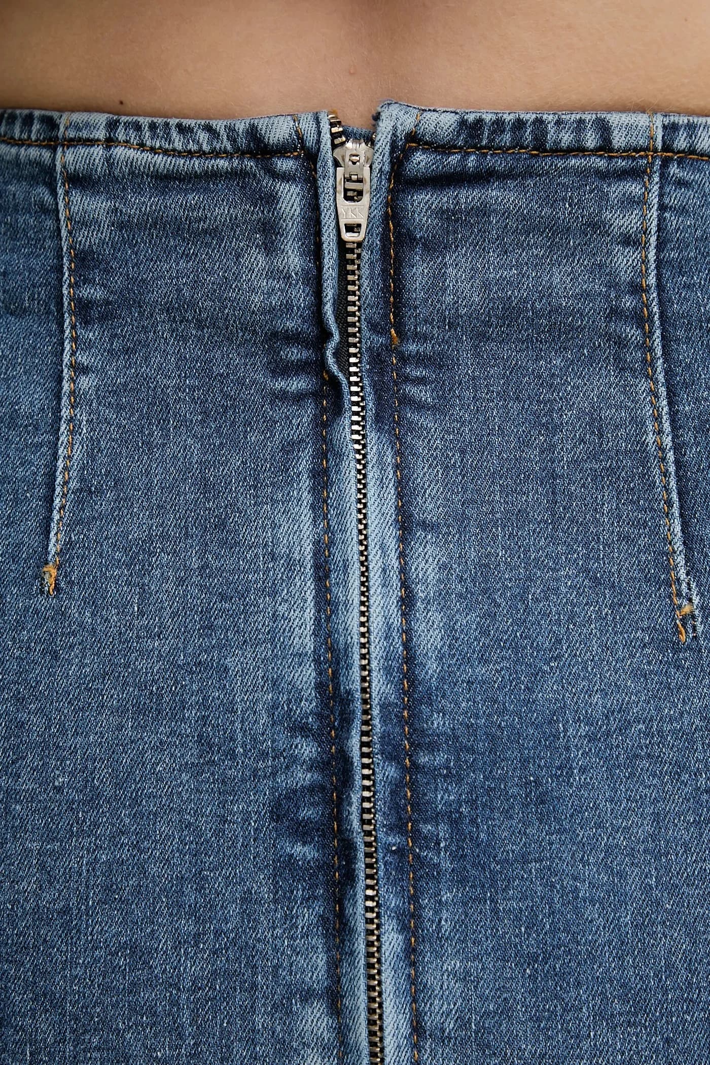 Джинсовая юбка - фото 4