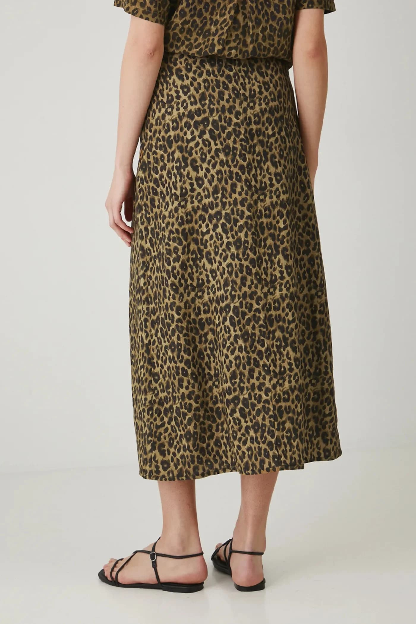 Юбка из смесового льна - фото 3