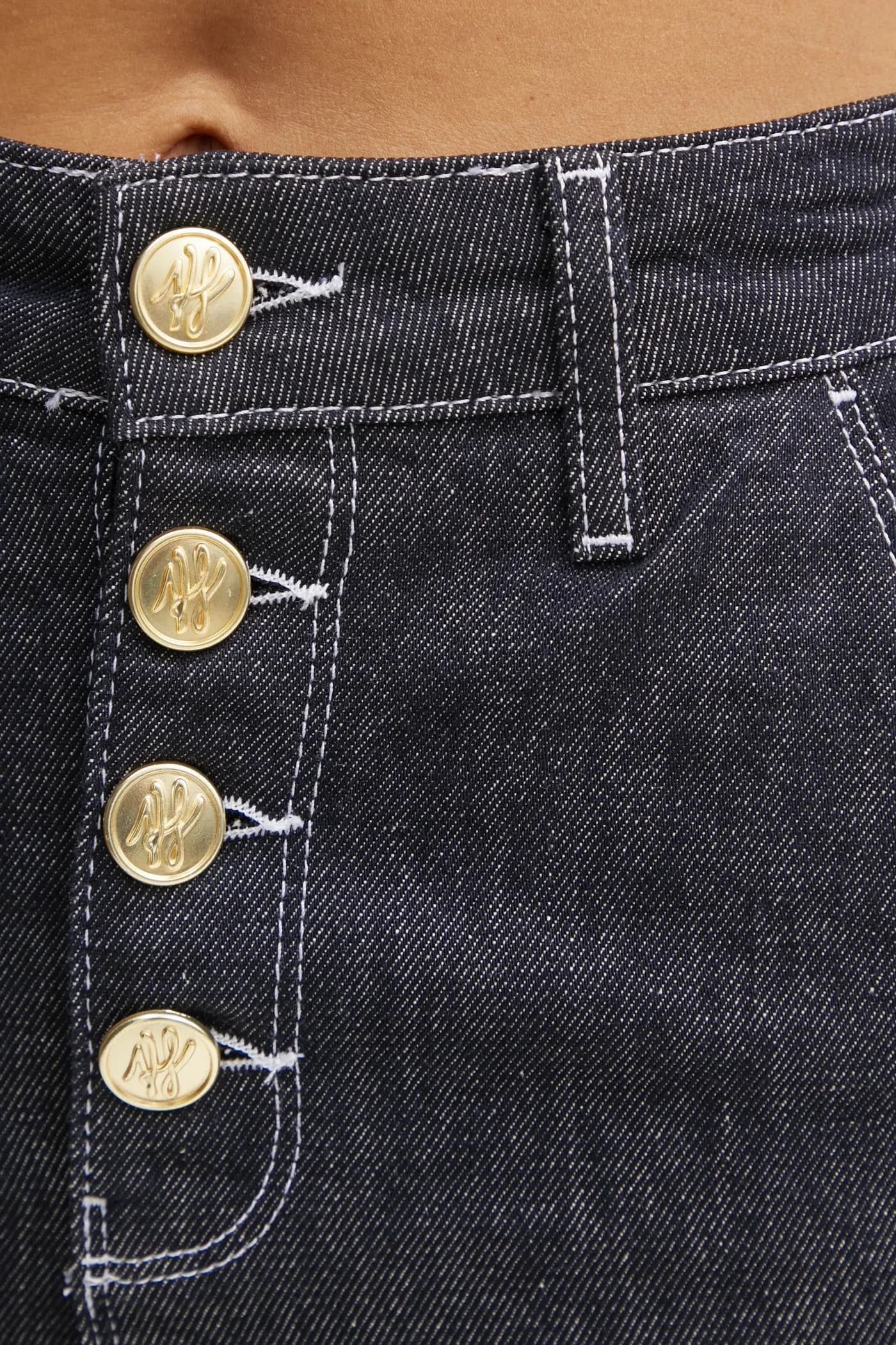 Джинсовая юбка - фото 4