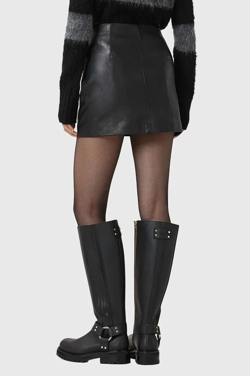 RENAI кожаная юбка - фото 2