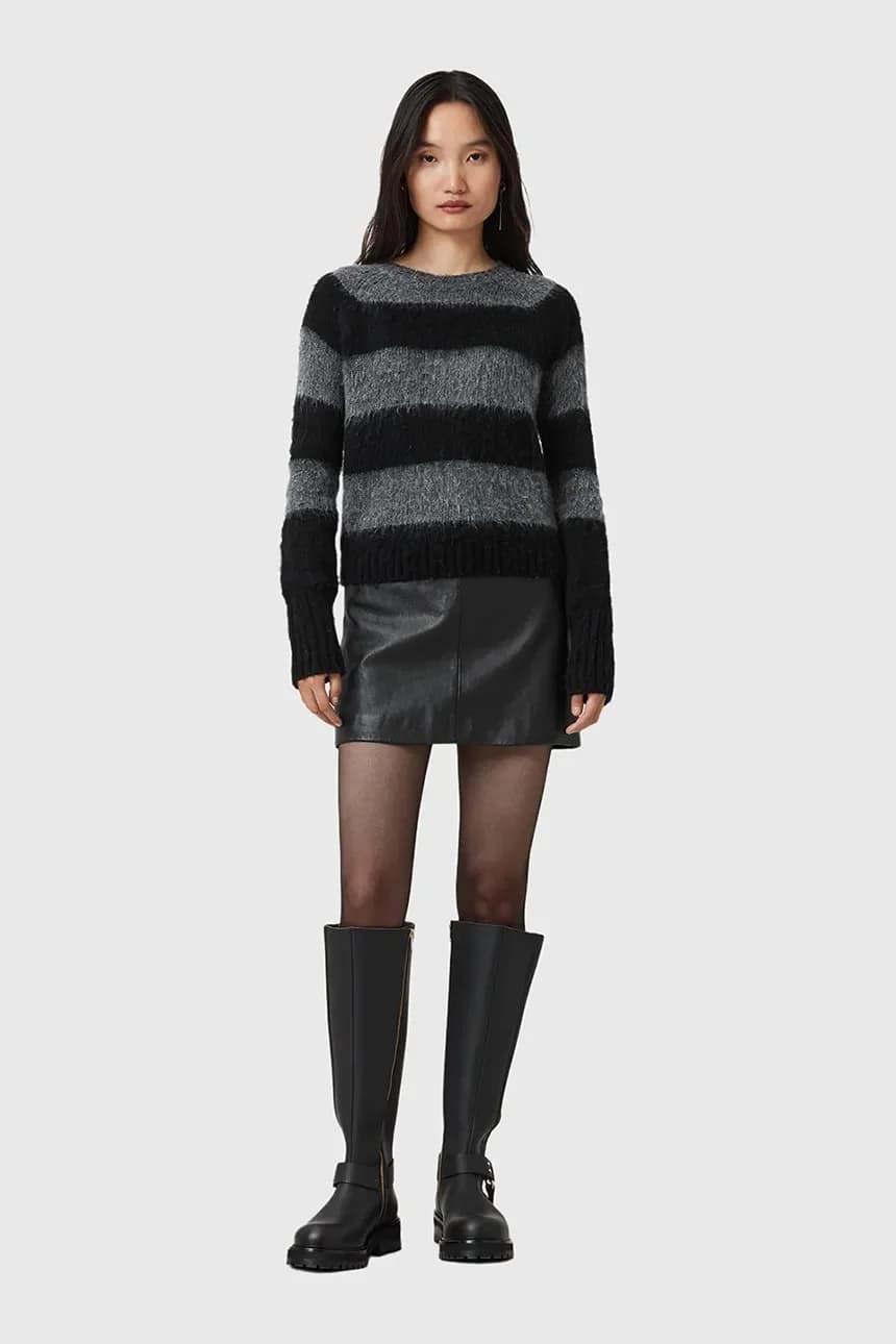 RENAI кожаная юбка - фото 3