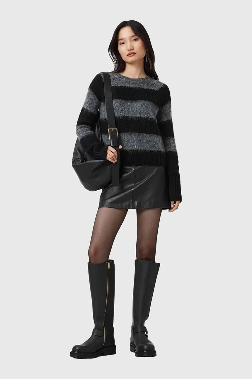 RENAI кожаная юбка - фото 5