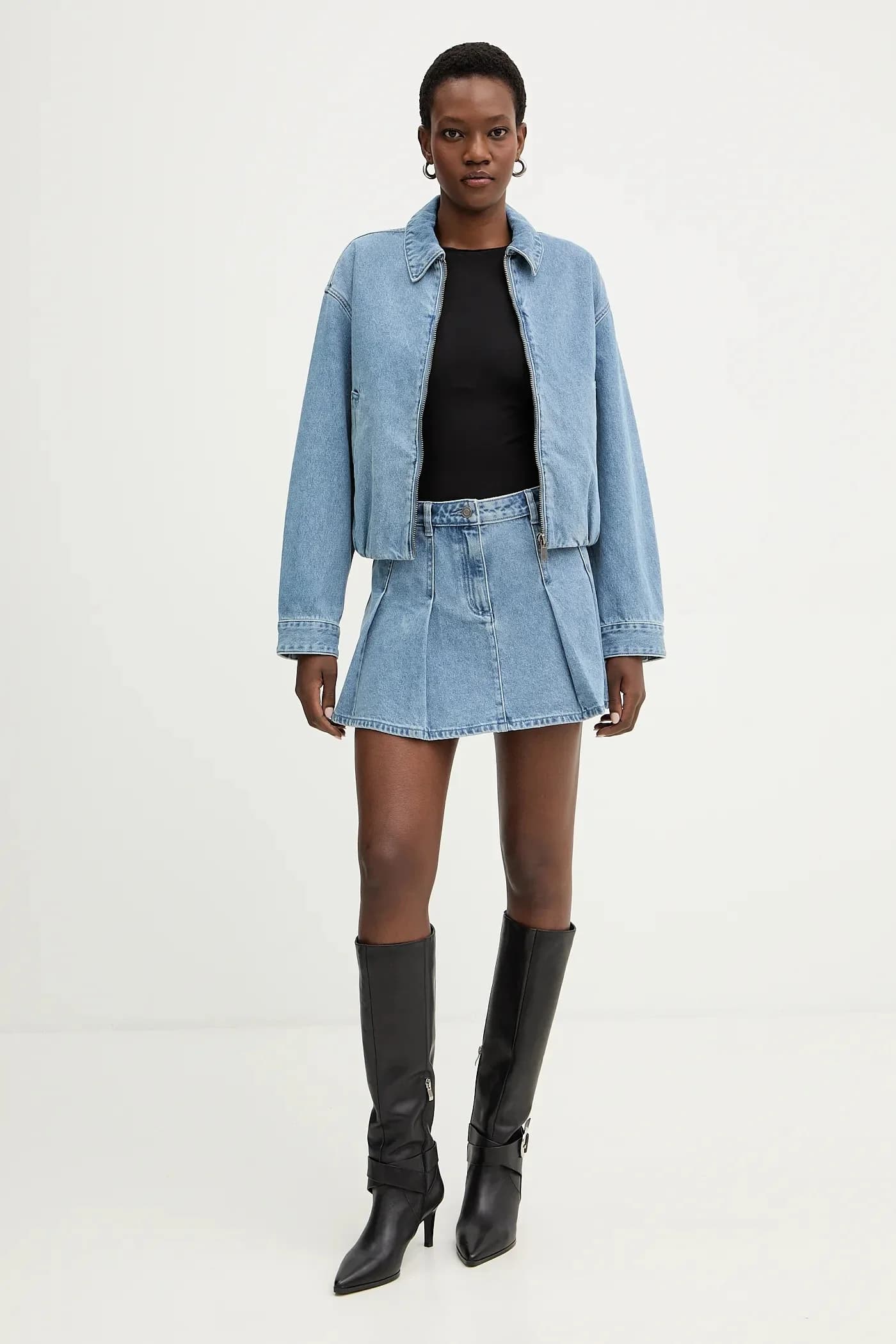 Джинсовая юбка - фото 2