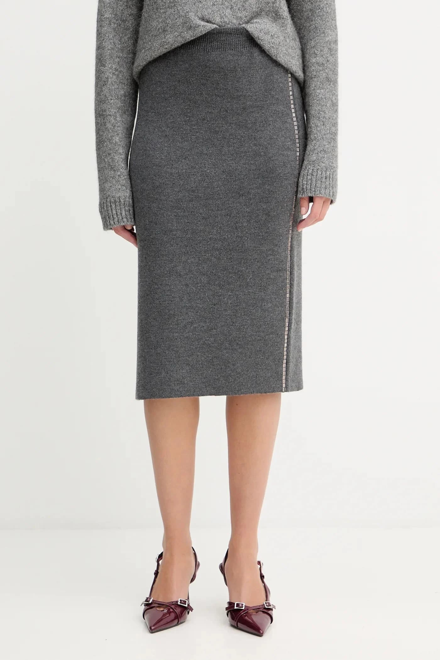 Юбка из шерсти