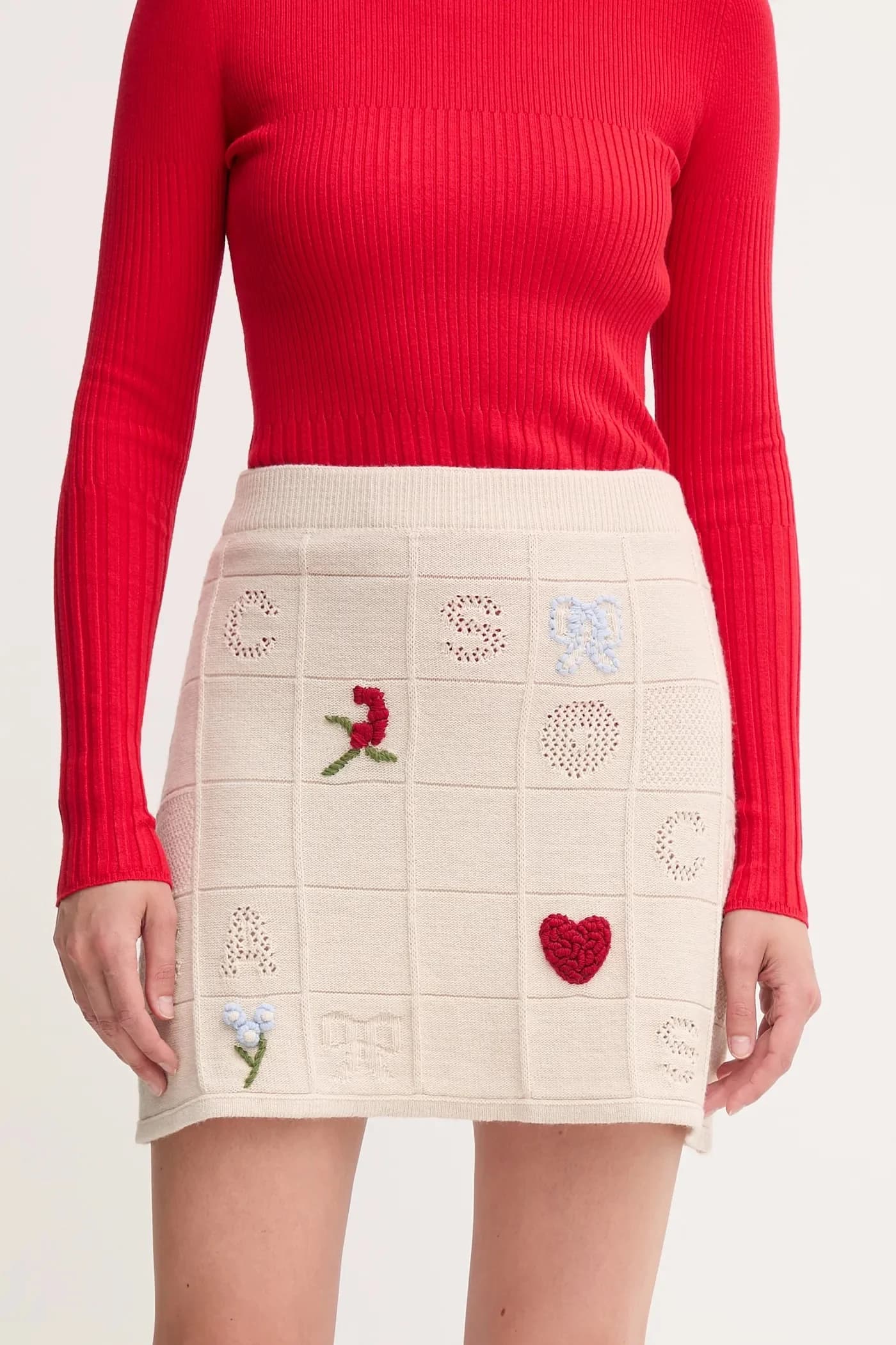 Шерстяная юбка