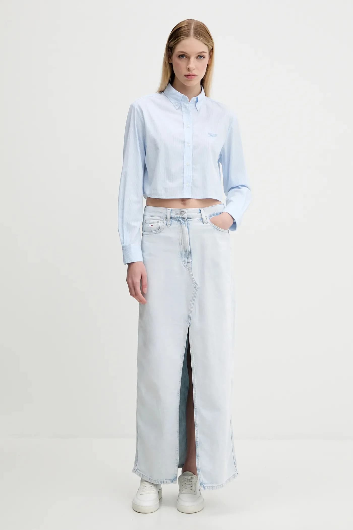 Джинсовая юбка - фото 2