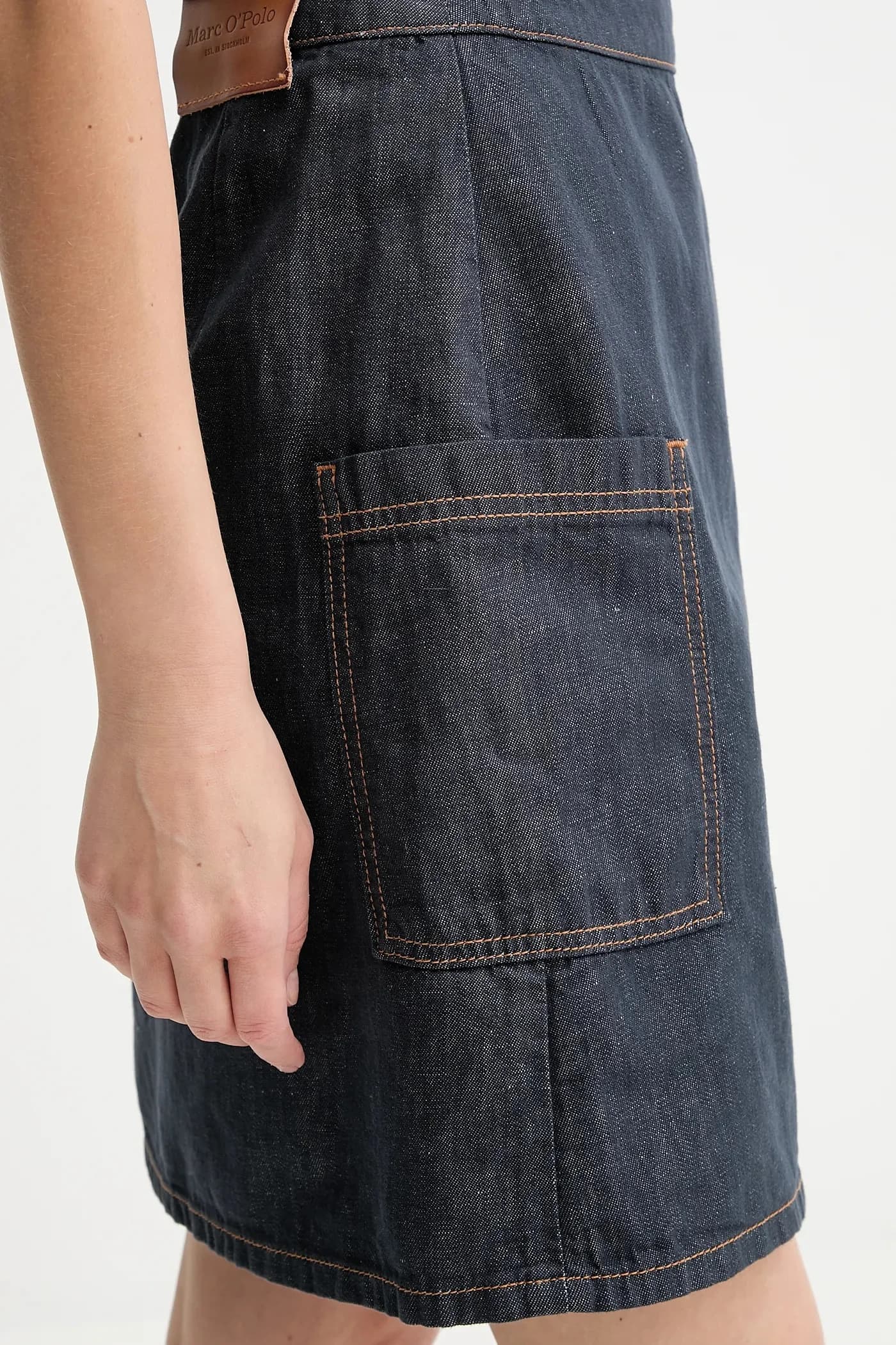 Юбка из смесового льна - фото 3