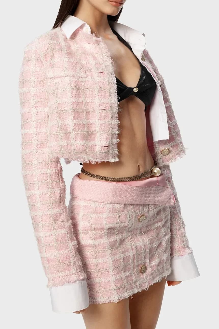 ЮБКА ИЗ Твида ВЫСОКОГО ПРИОРИТЕТА - фото 2