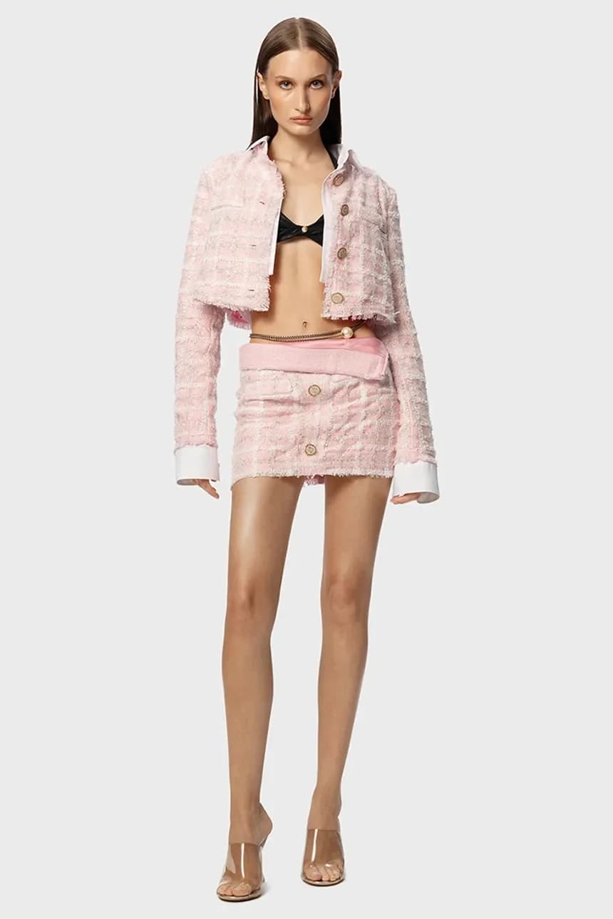 ЮБКА ИЗ Твида ВЫСОКОГО ПРИОРИТЕТА - фото 6