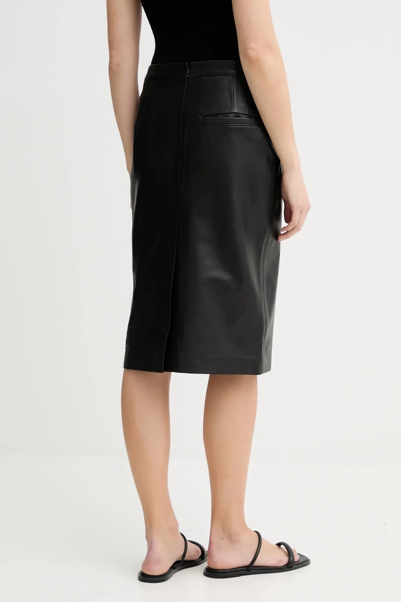 Кожаная юбка - фото 3