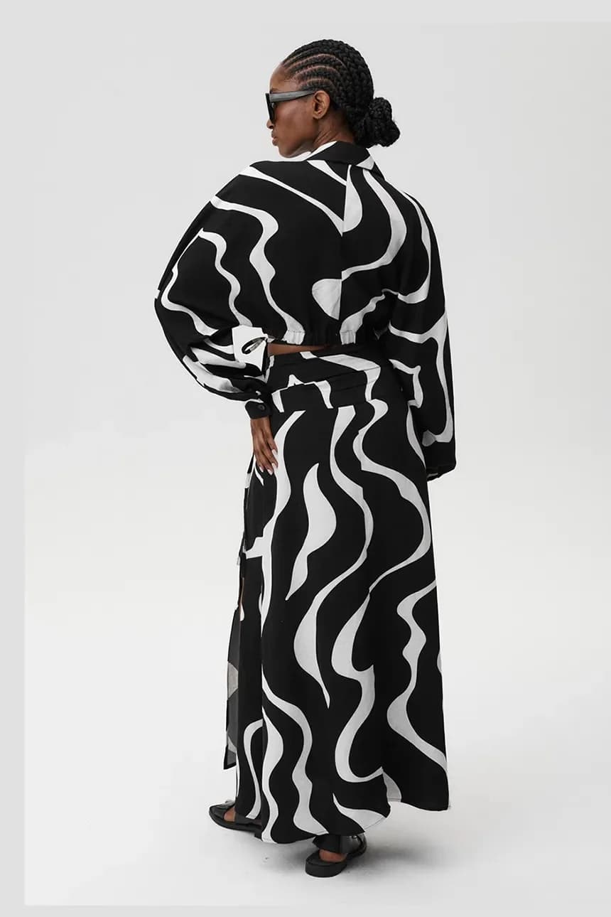 Юбка Athena из смесового льна - фото 3