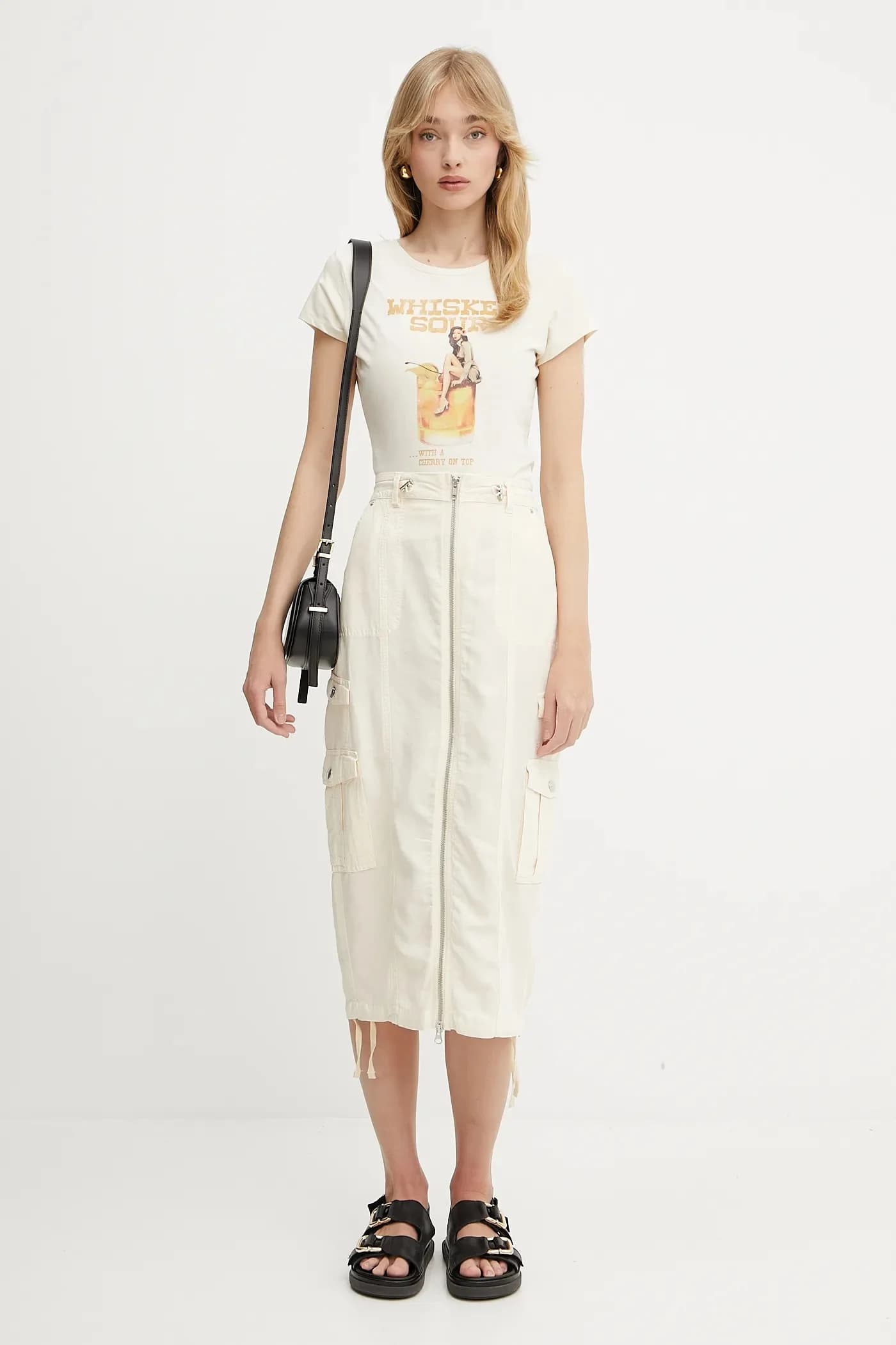 Юбка CASEY из смесового льна - фото 2