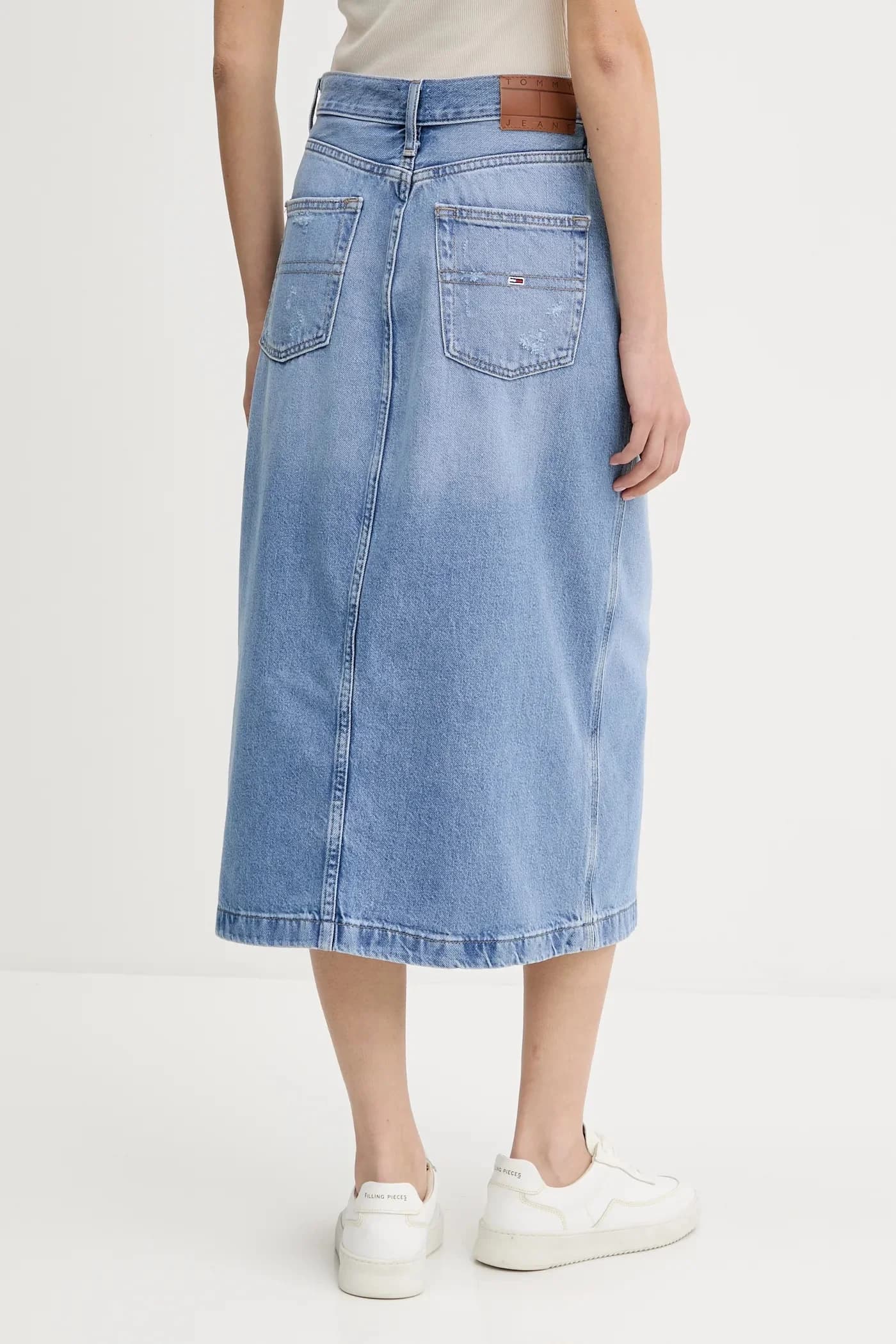 Джинсовая юбка - фото 3