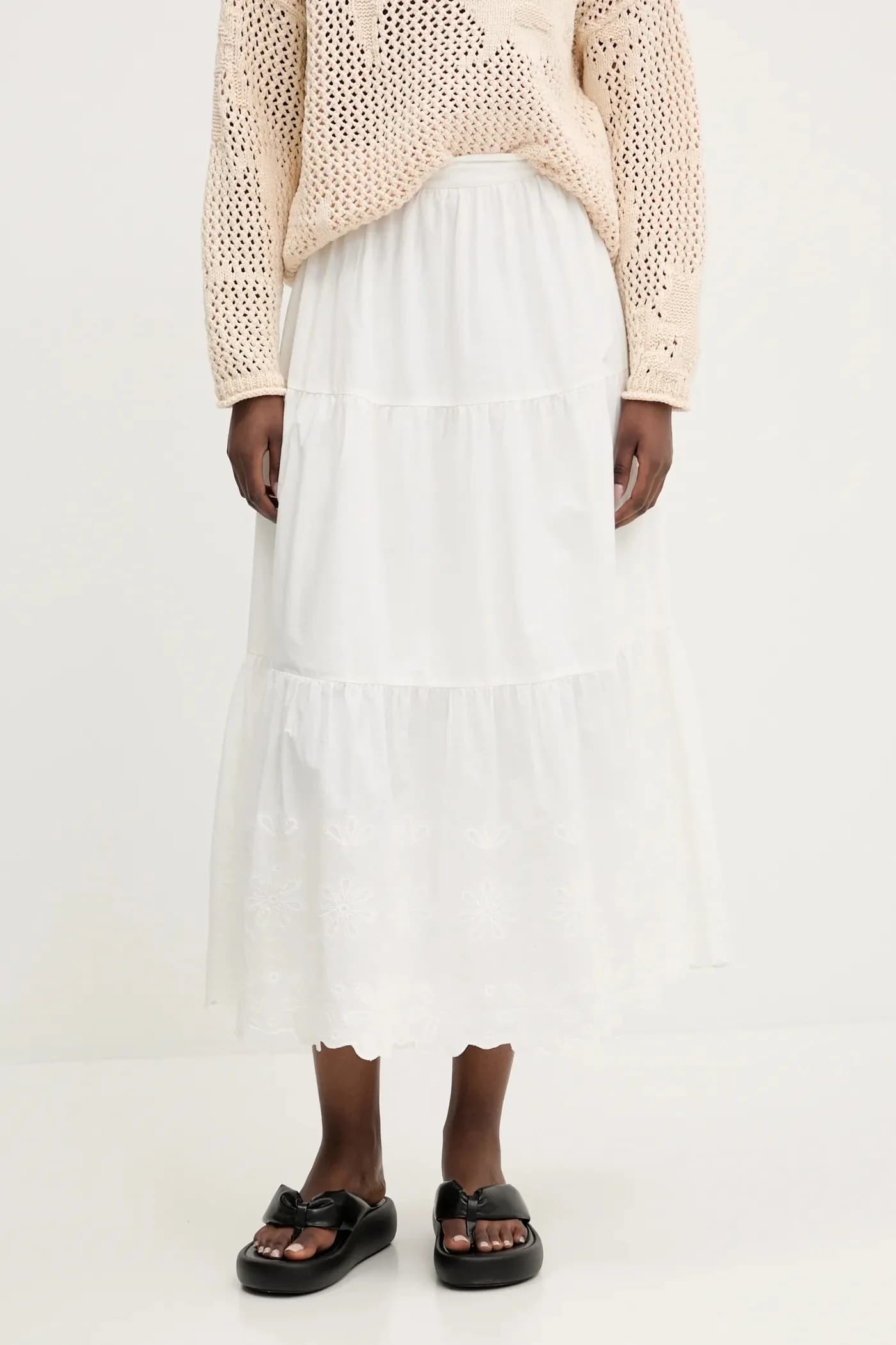 ТОЛСТОЙ хлопковая юбка