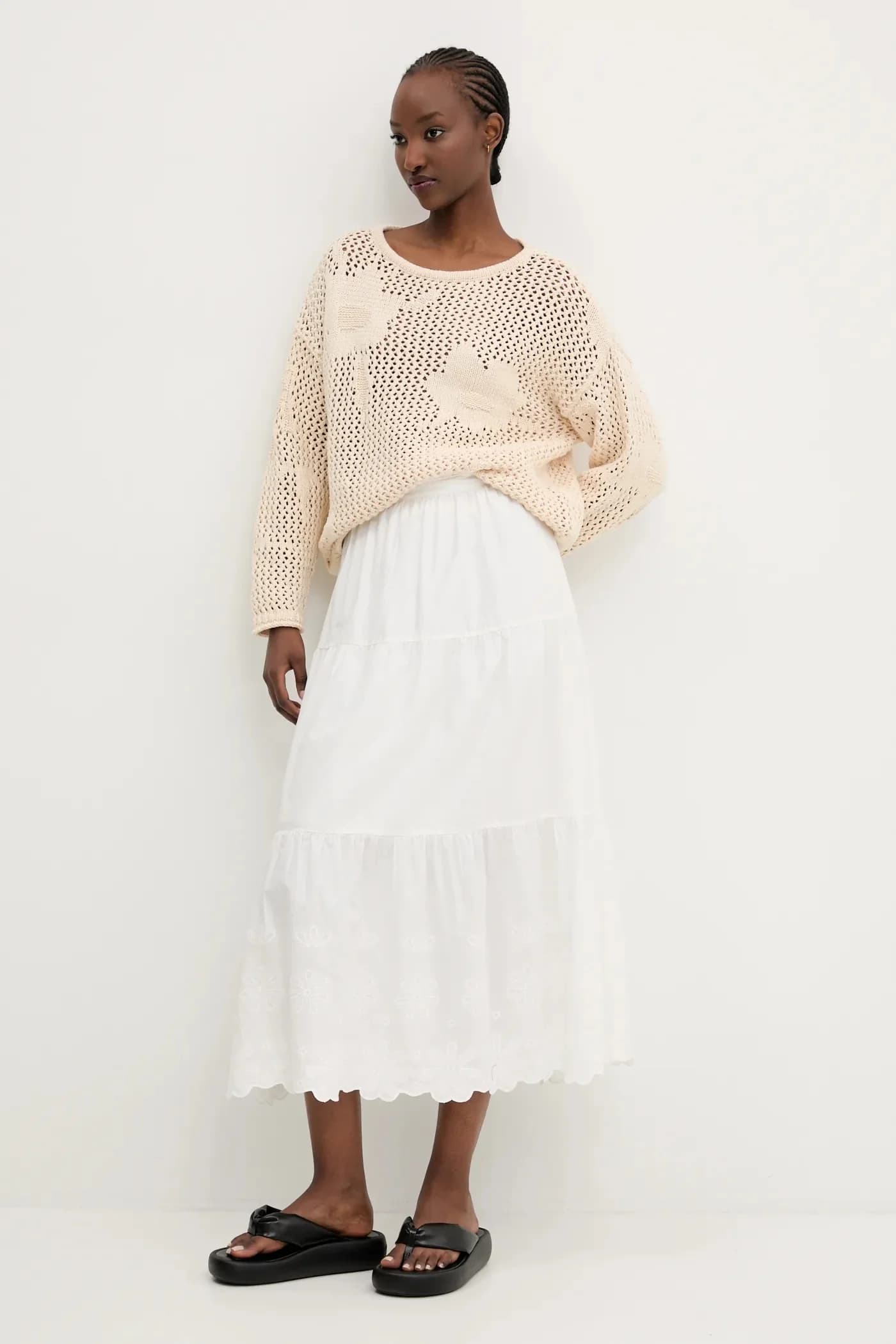 ТОЛСТОЙ хлопковая юбка - фото 2