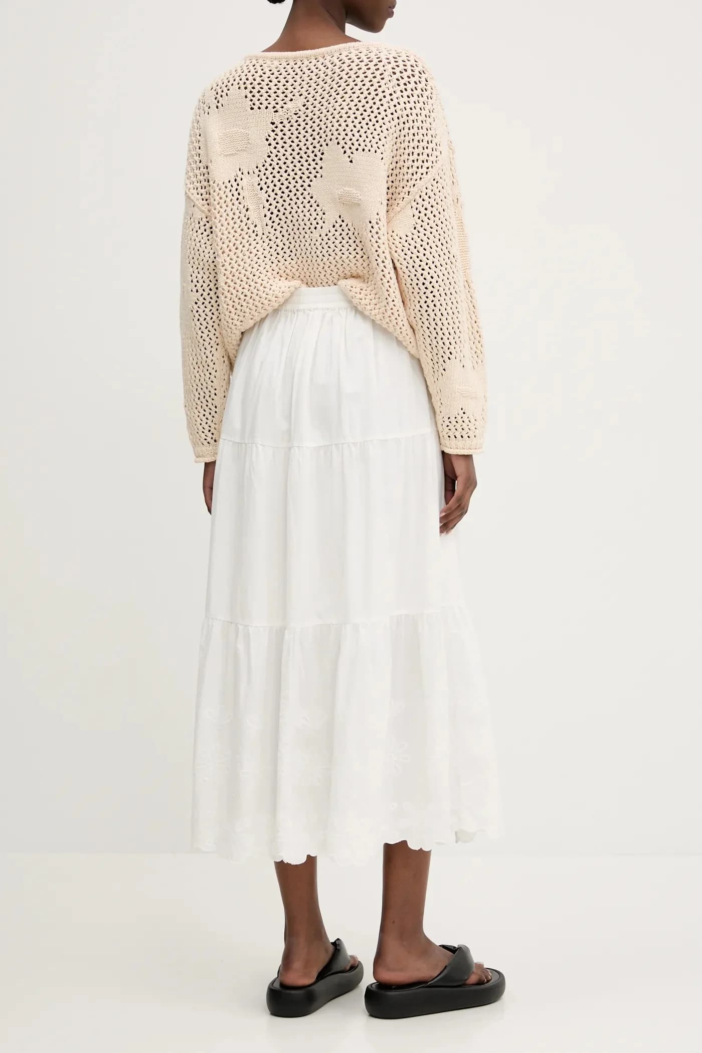 ТОЛСТОЙ хлопковая юбка - фото 3