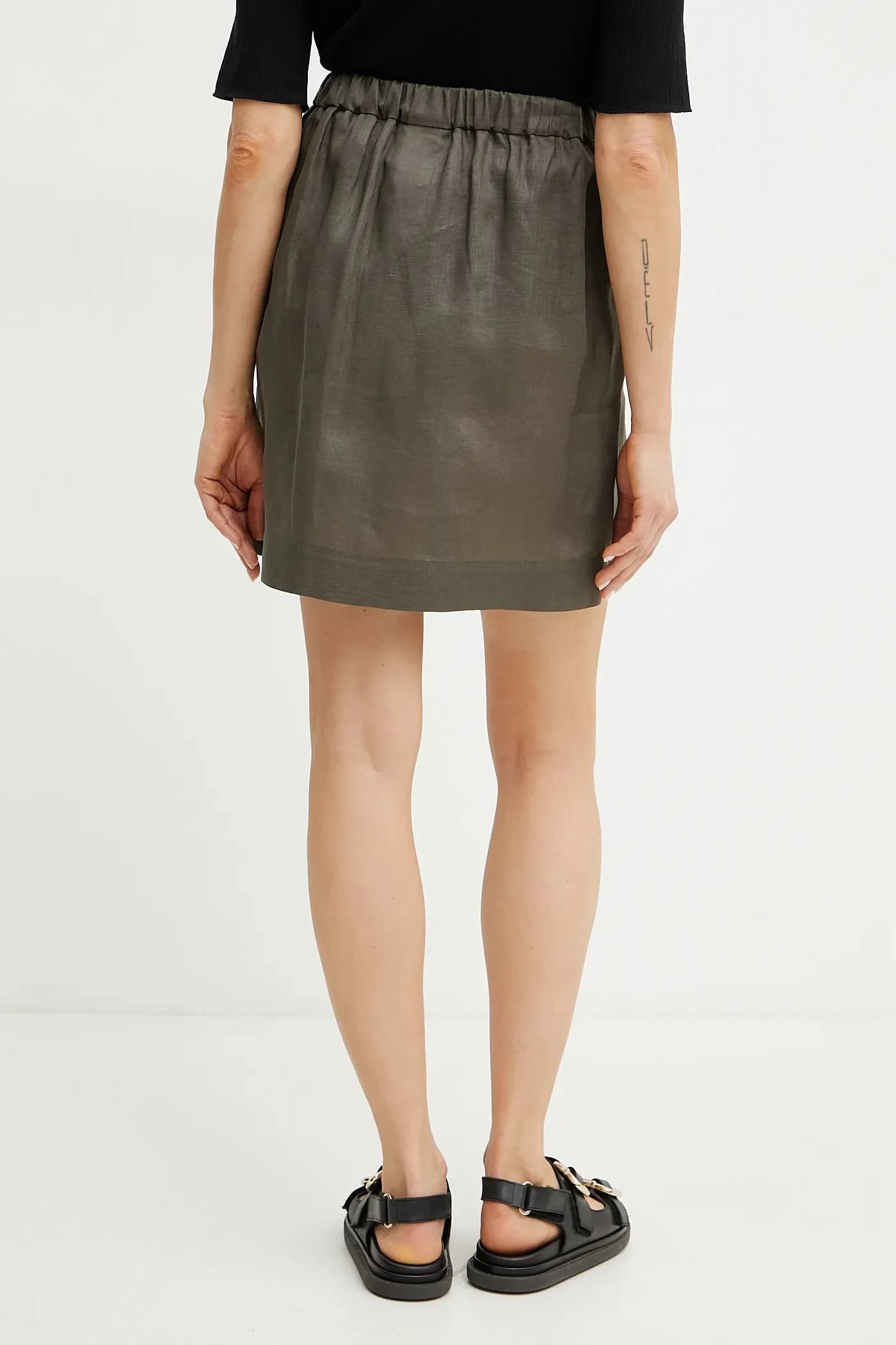 Льняная юбка - фото 3