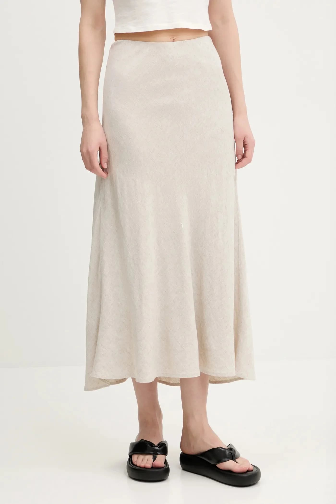 Льняная юбка - фото 2