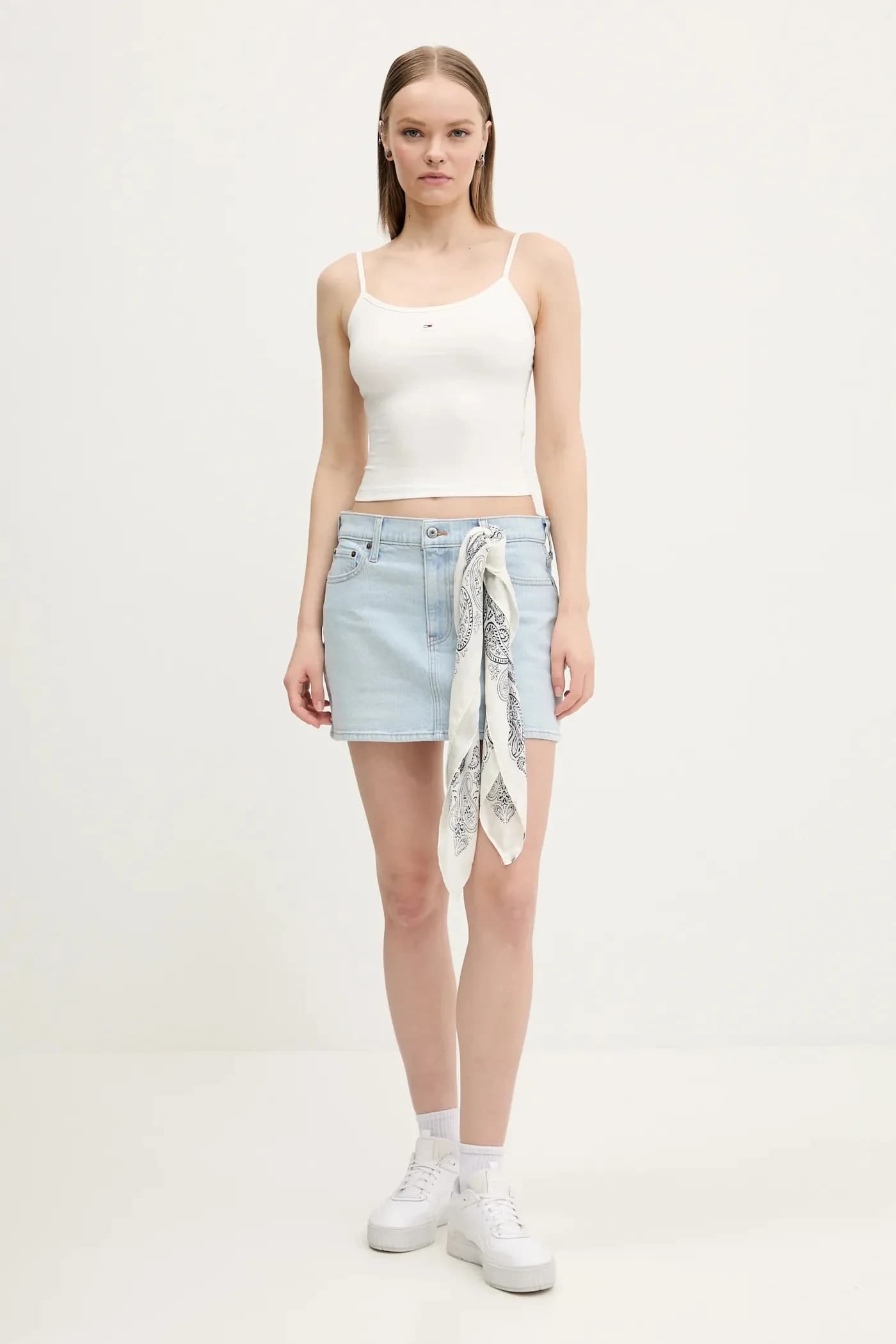 Джинсовая юбка - фото 2