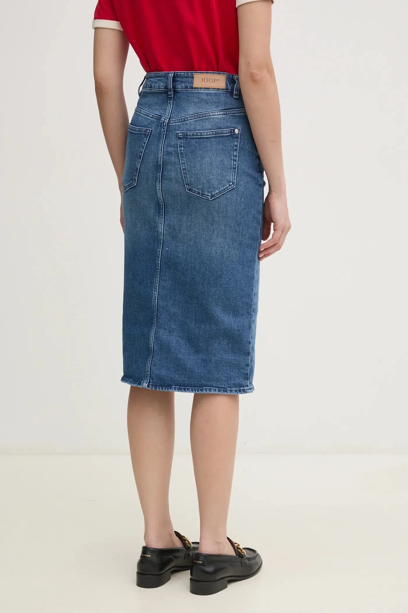 Джинсовая юбка - фото 3